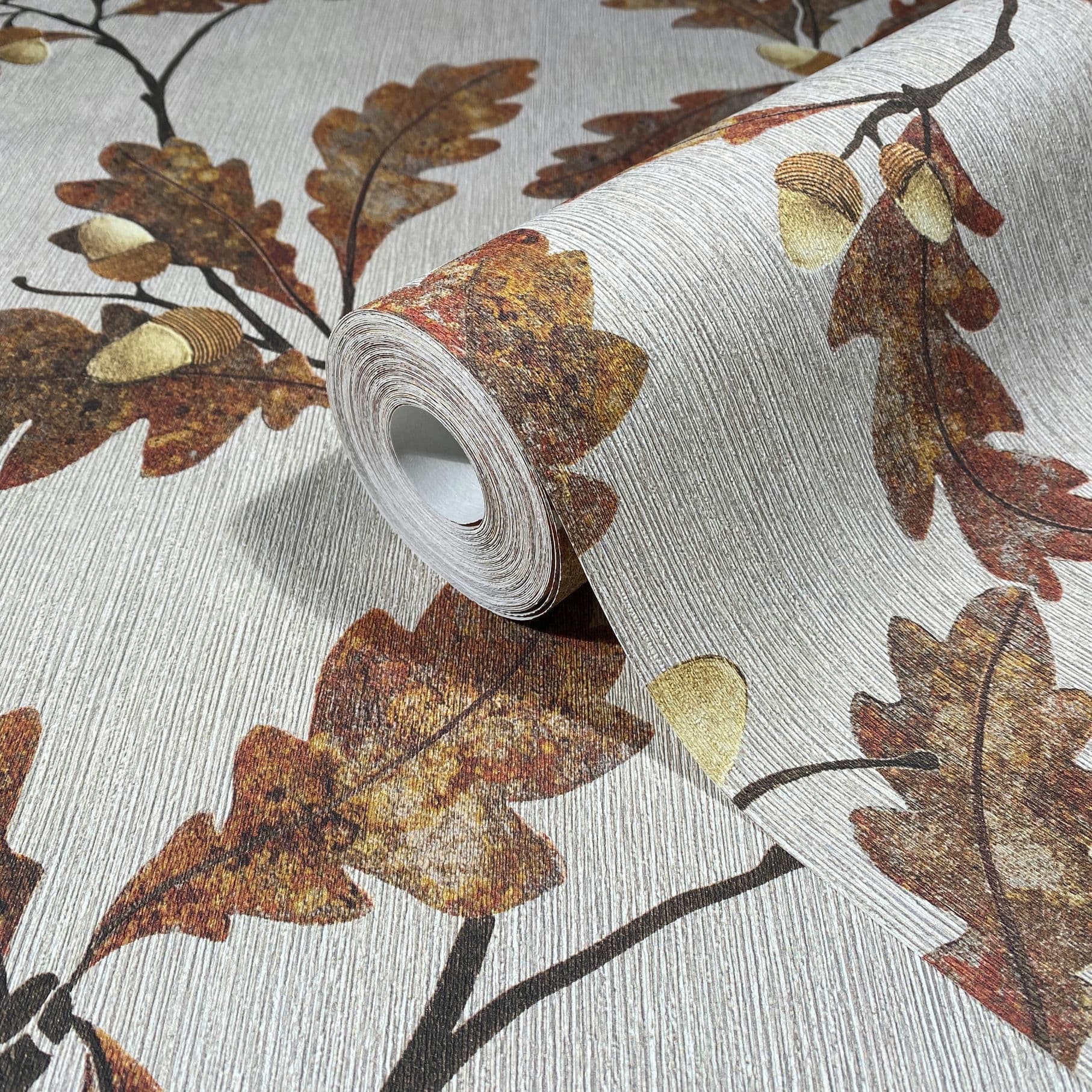 Marburg Vliestapete »Tapete Oak Delight«, floral, moderne Vliestapete für Wohnzimmer Schlafzimmer Küche