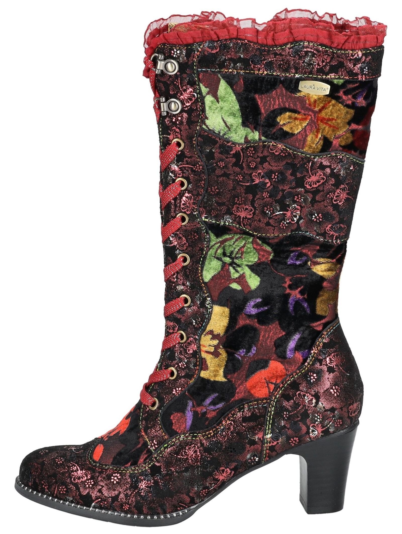 LAURA VITA Schnürstiefel "LAURA VITA Stiefel Leder/Textil" günstig online kaufen