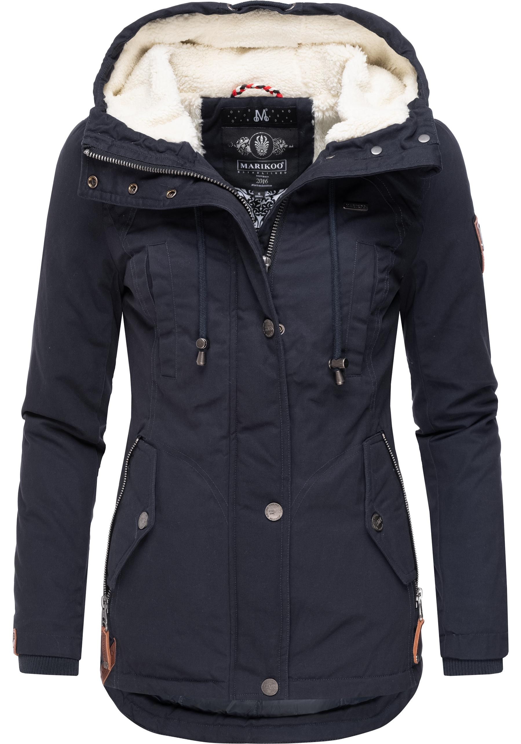 Marikoo Winterjacke "Bikoo", mit Kapuze, sportliche Damen Outdoor Baumwollj günstig online kaufen