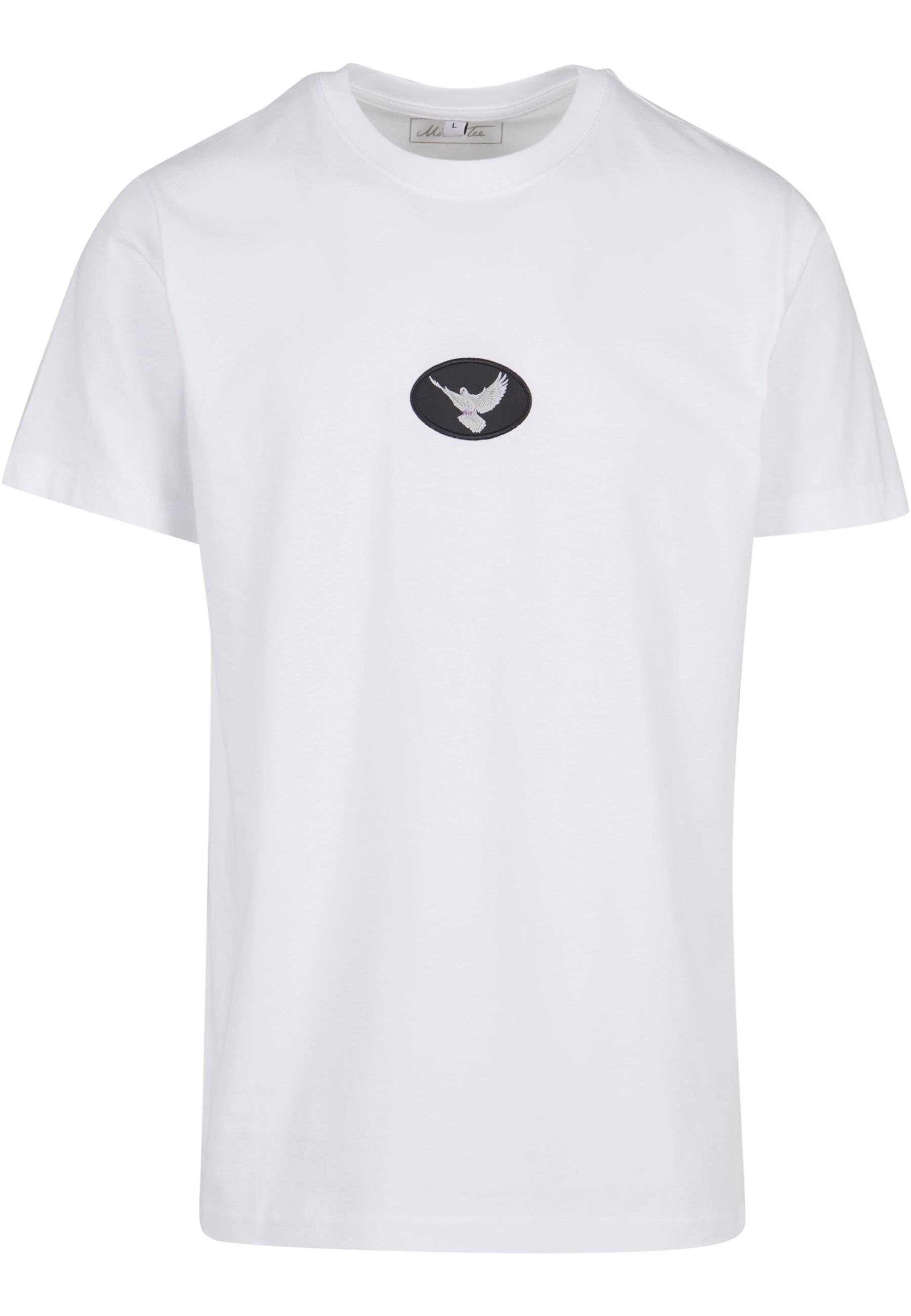 MisterTee Kurzarmshirt "MisterTee Herren Dove Patch Tee" 1 Stk. tlg. günstig online kaufen