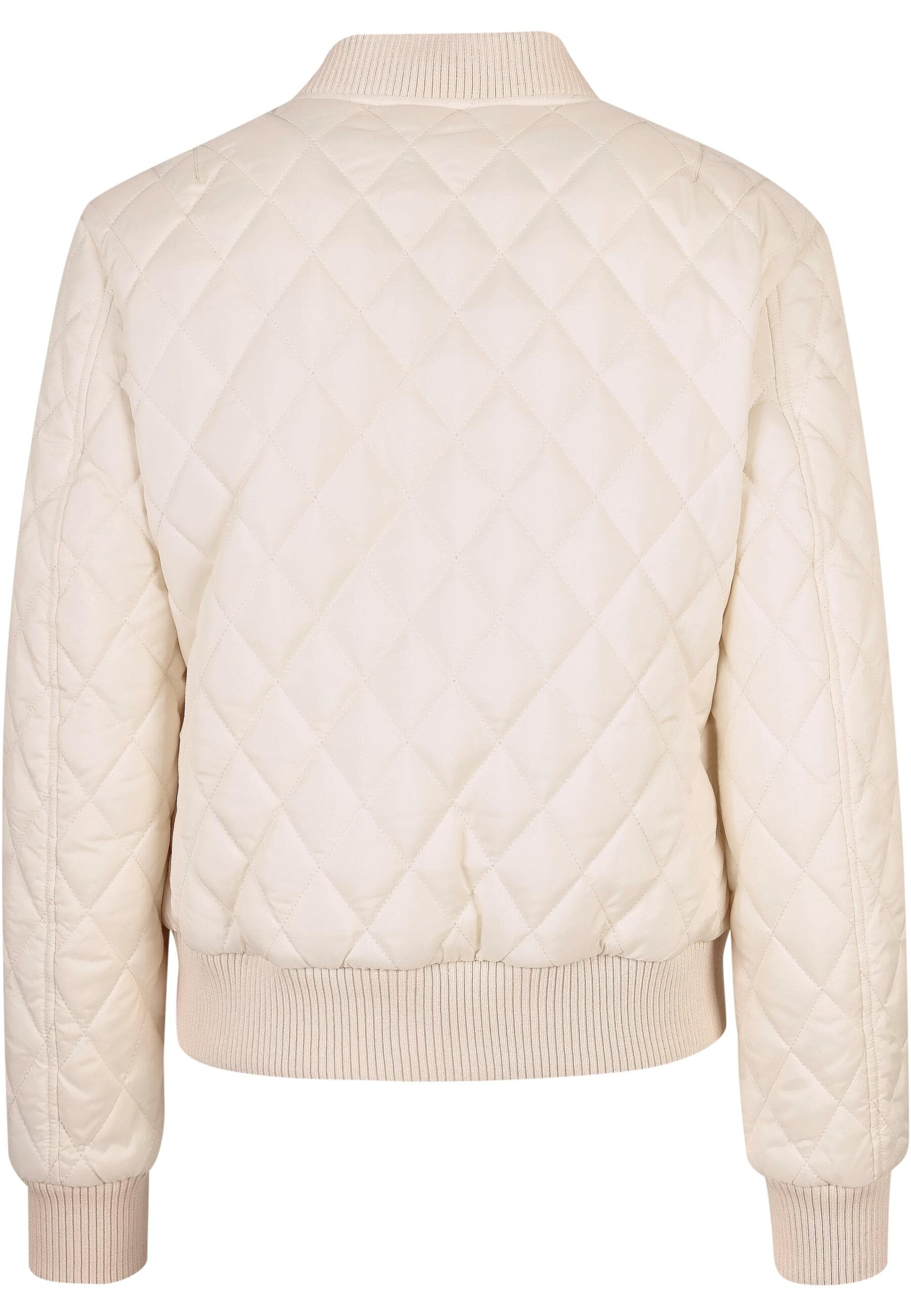 URBAN CLASSICS Allwetterjacke »Urban Classics Damen Ladies Diamond Quilt Nylon Jacket«, (1 St.), ohne Kapuze