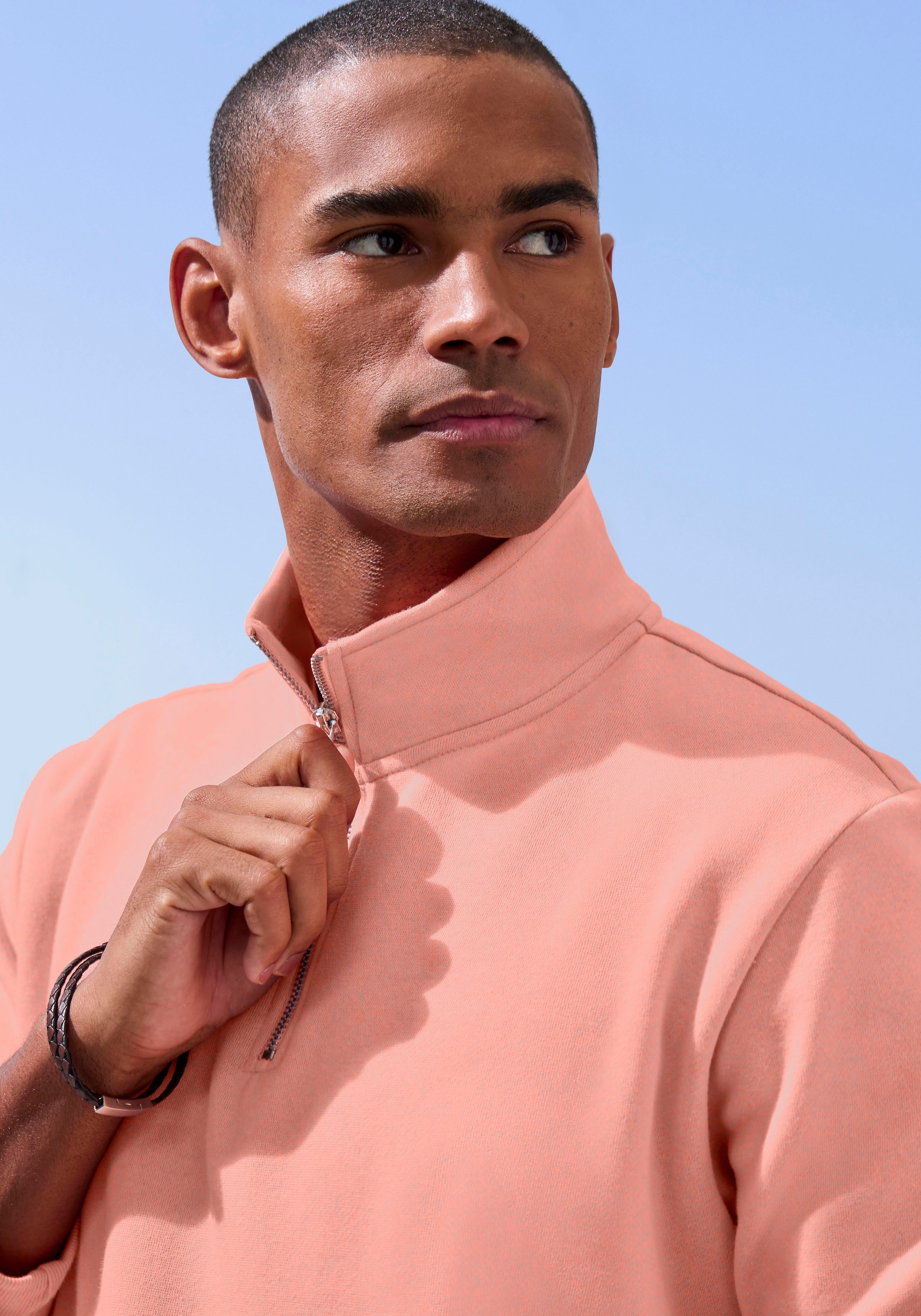 John Devin Sweatshirt Apricot S 2
