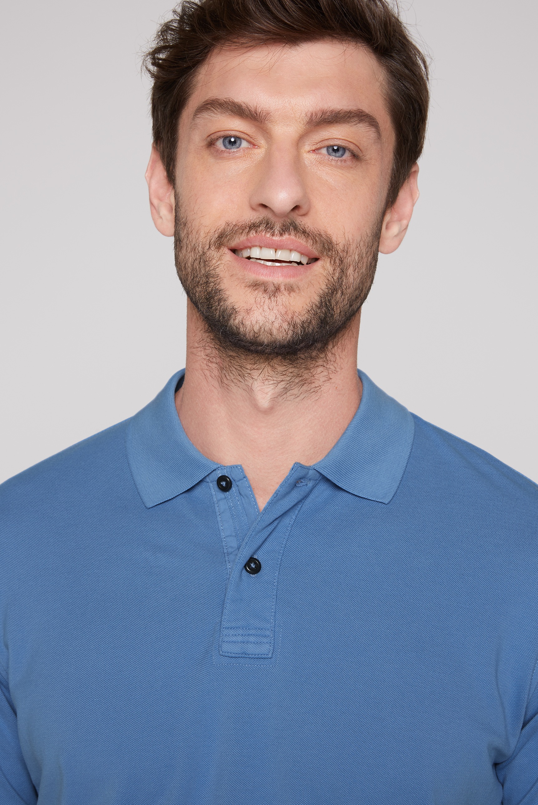 CAMP DAVID Poloshirt, mit Seitenschlitze