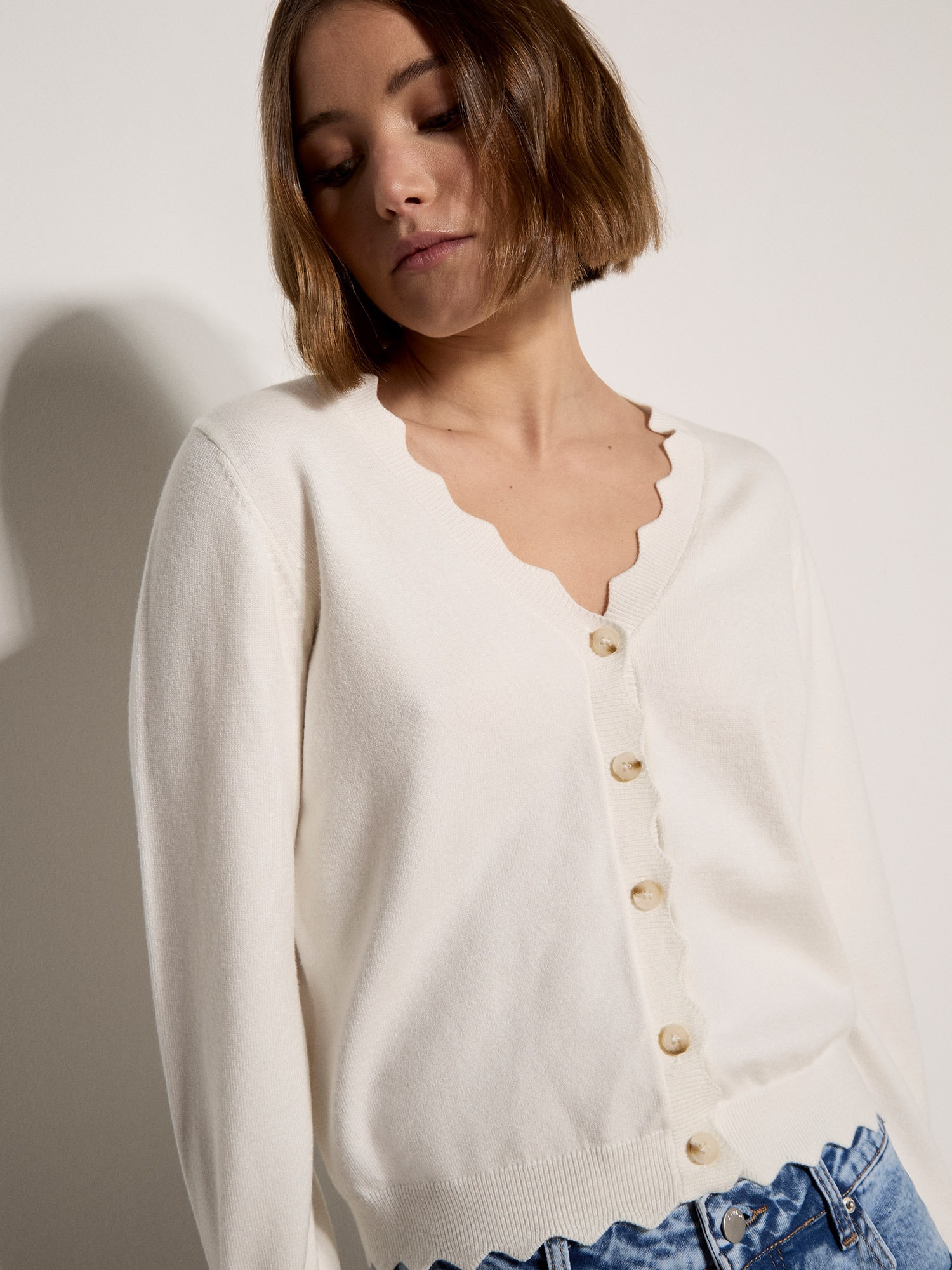 Apricot Strickjacke »Strickjacke« Einfarbig
