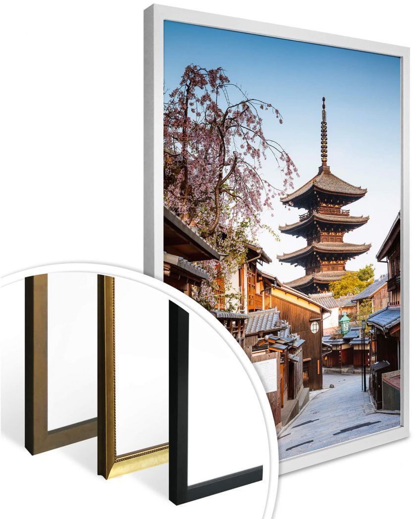 Wall-Art Poster »Yasaka Pagode Japan«, Asien, (1 St.), Poster, Wandbild,  Bild, Wandposter kaufen | BAUR