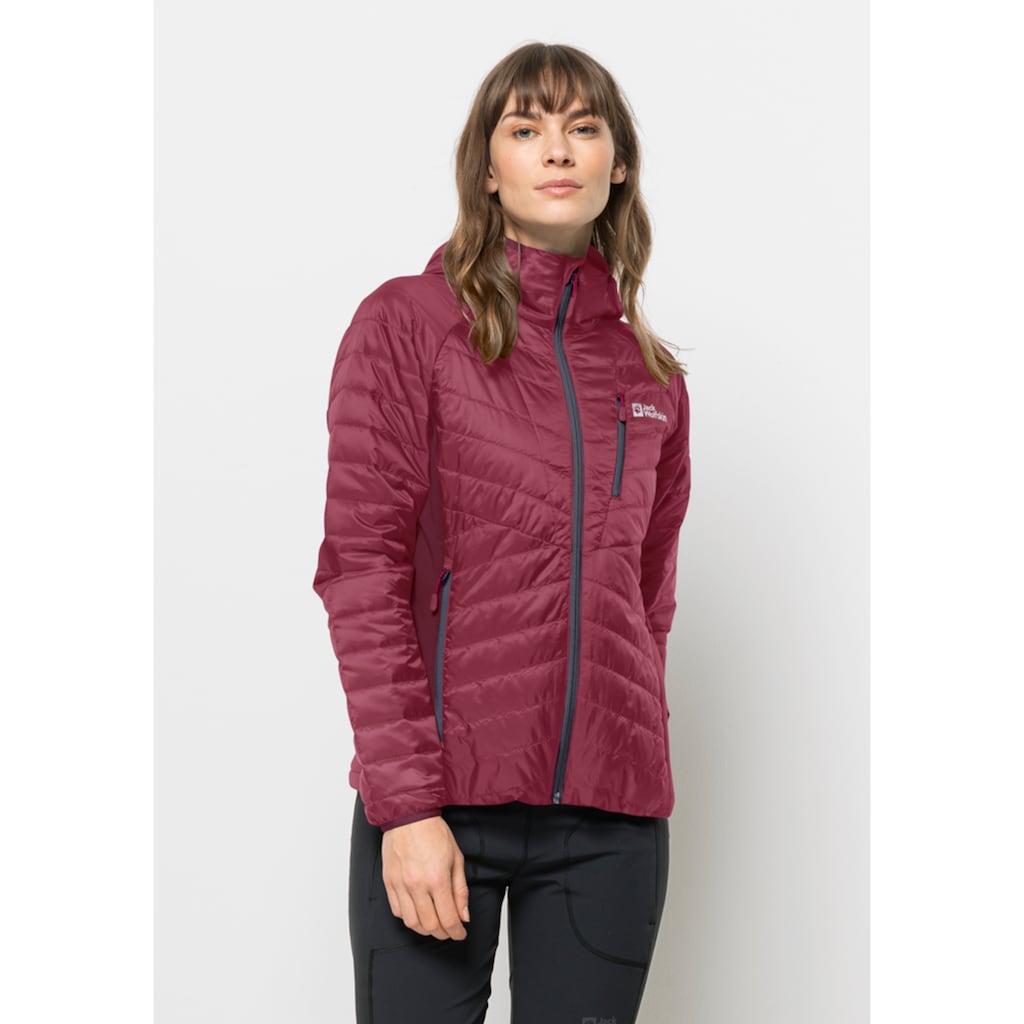 Jack Wolfskin Steppjacke »ROUTEBURN PRO INS JKT W«, mit Kapuze