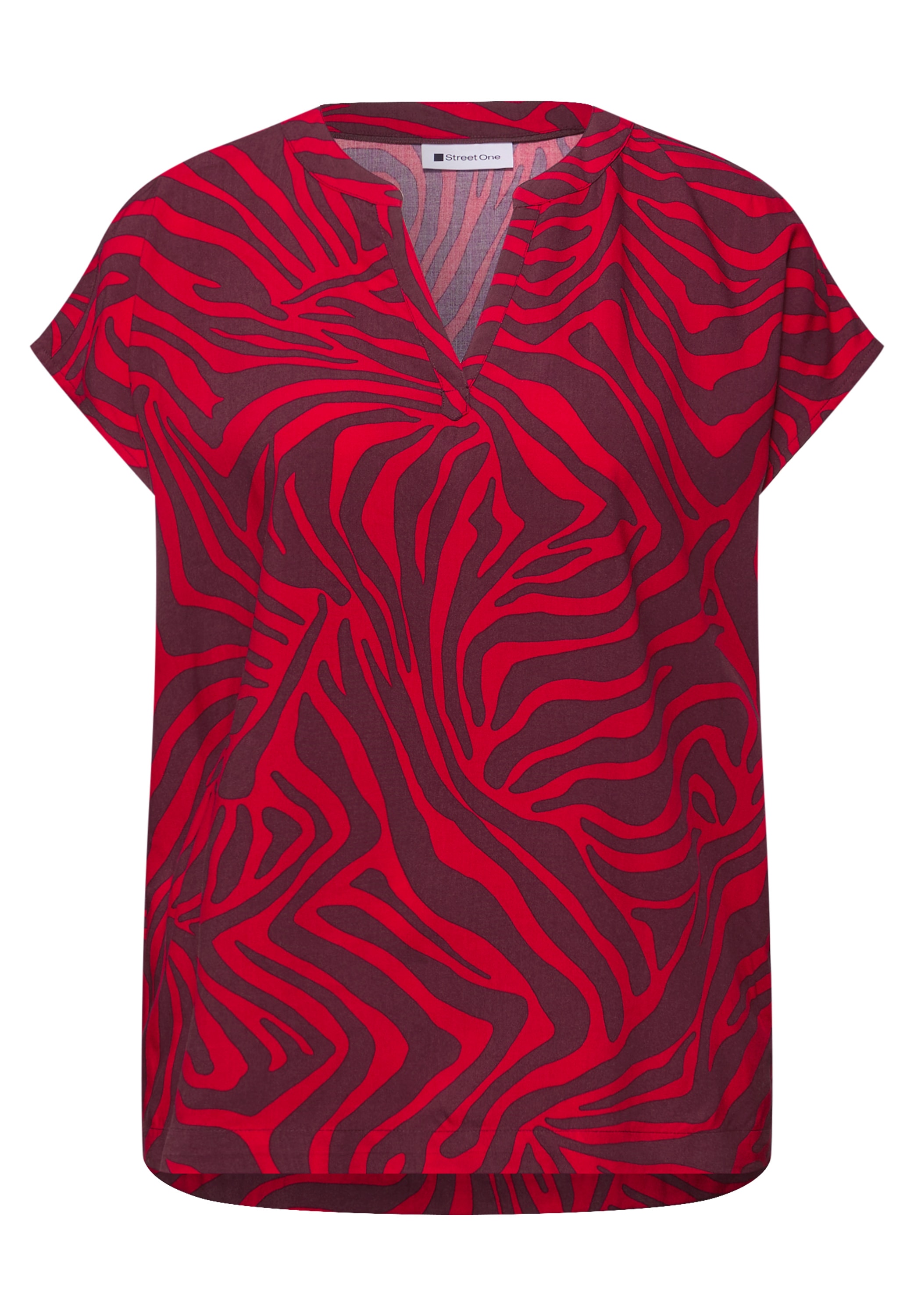 STREET ONE Hemdbluse aus softer Viskose