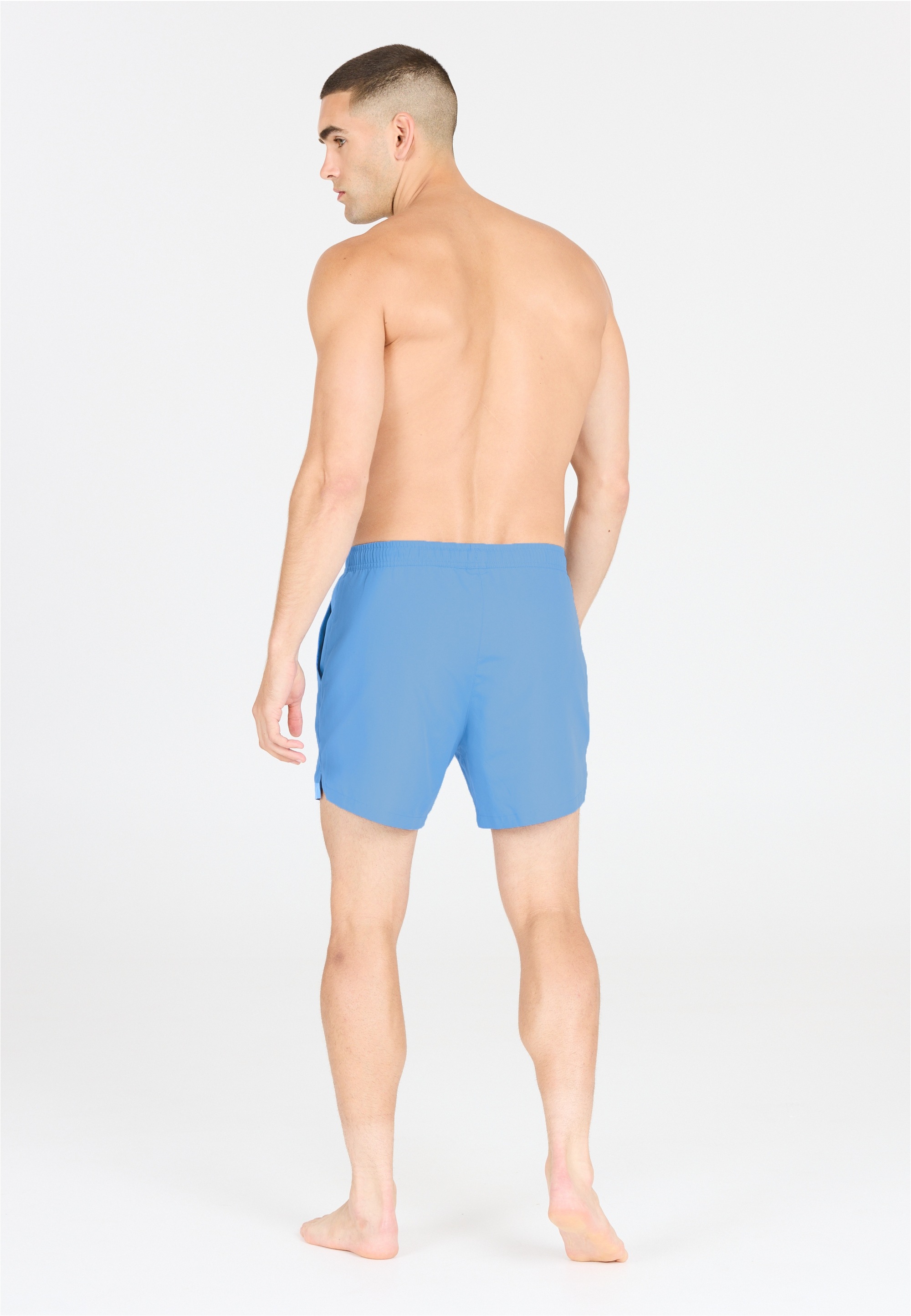 Badeshorts VIRTUS "Smither", Herren, Gr. S, US-Größen, blau (ice), Polyester, unifarben, Badehosen Badeshorts, mit 4-Wege-Stretch 3
