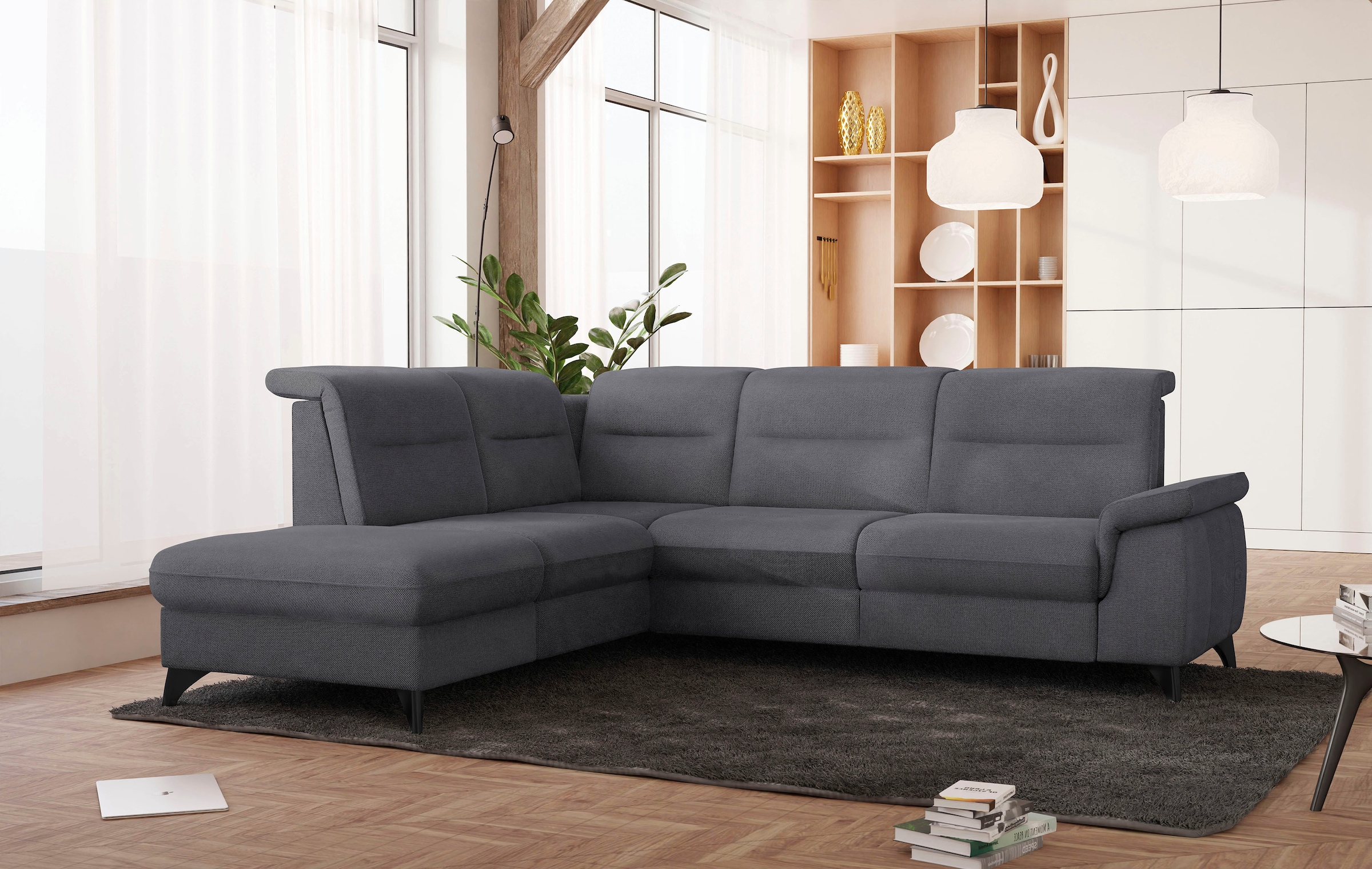 sit&more Ecksofa "Astoria L-Form" wahlweise mit motorischer Relaxfunktion günstig online kaufen