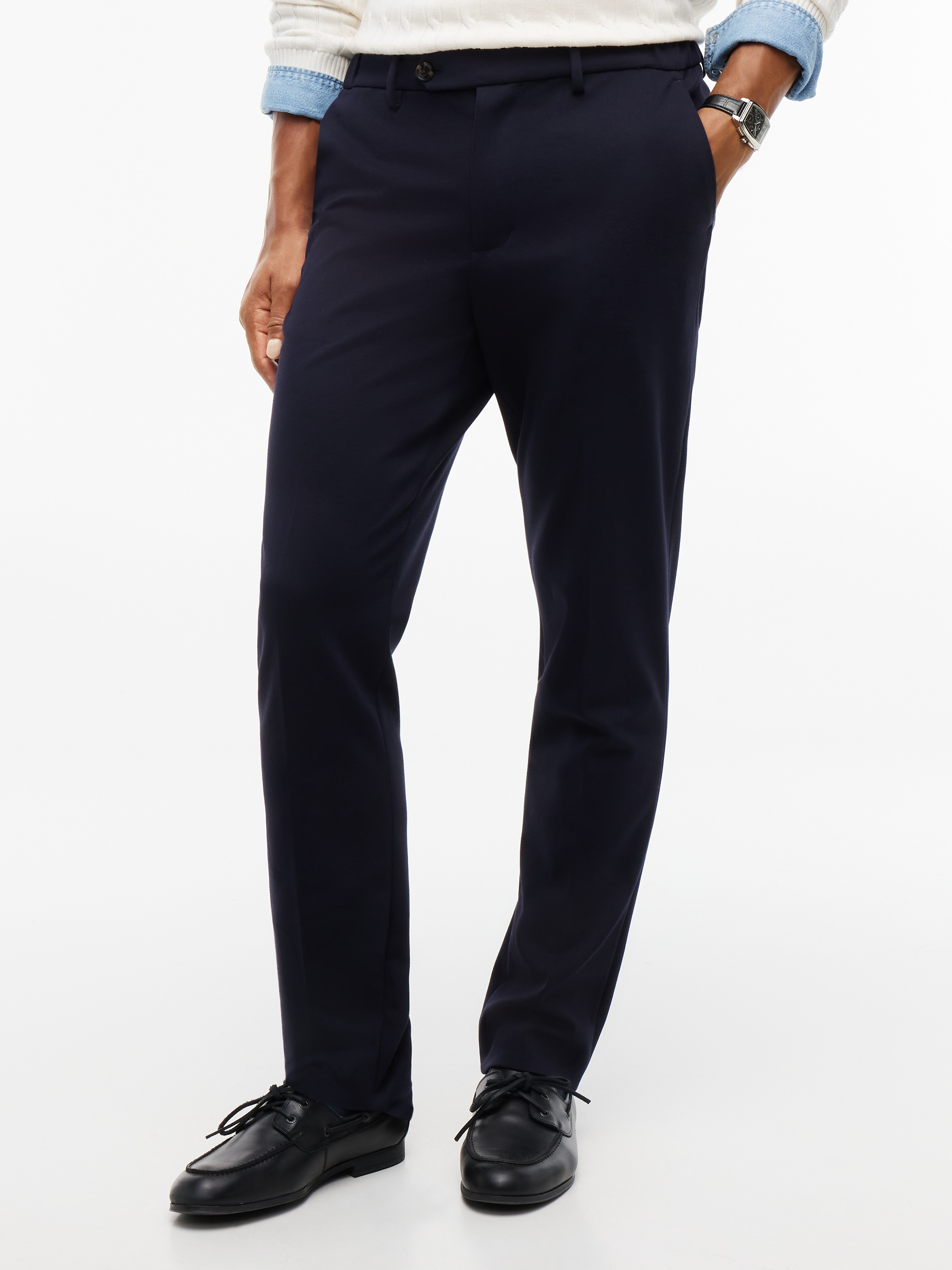 Tommy Hilfiger Bügelfaltenhose "NY PUNTO MILANO PANTS" Straight Leg Fit