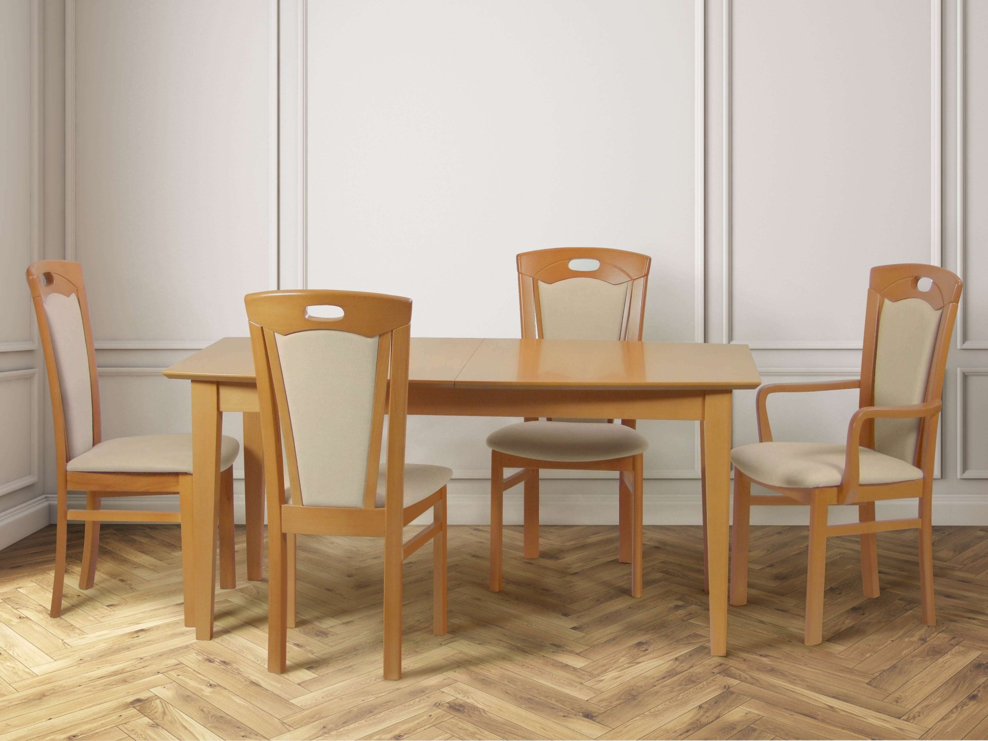 Home affaire Esszimmerstuhl "FERDI Made in Italy, Massivholz" (Set) 2 Stk.B günstig online kaufen