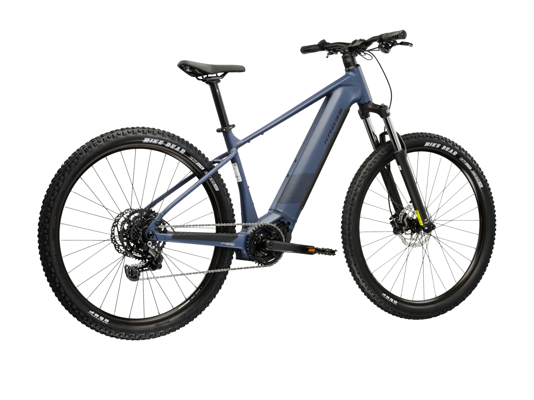 Kross »Influx Hybrid 1.0 20Ah/720Wh 29 Zoll blau 9 Gänge 2026« 9 Gang Shimano CUES U4000 Schaltwerk Kettenschaltung Mittelmotor 250 W