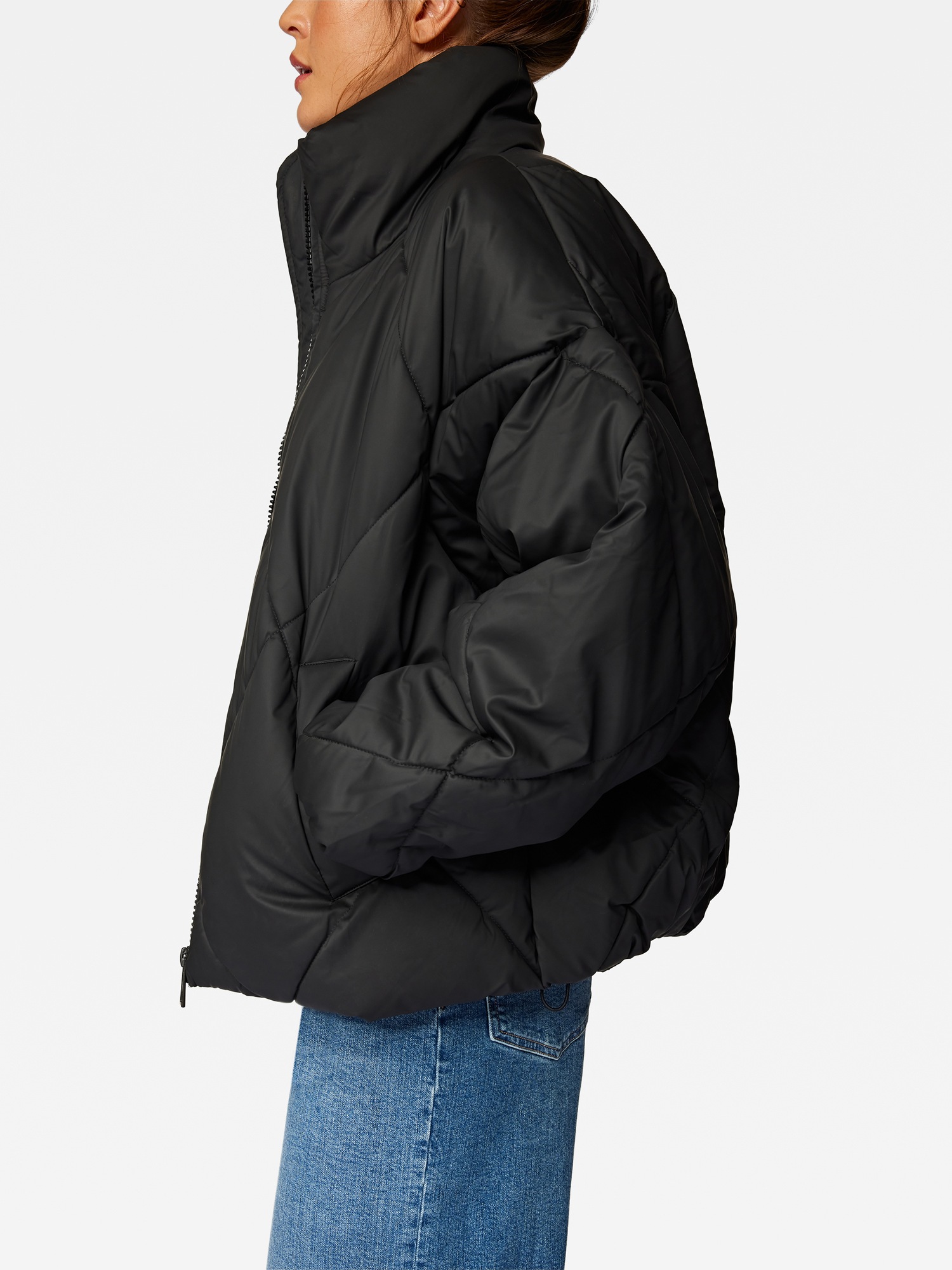 Mavi Daunenjacke »HIGH NECK JACKET«, ohne Kapuze, Daunenjacke