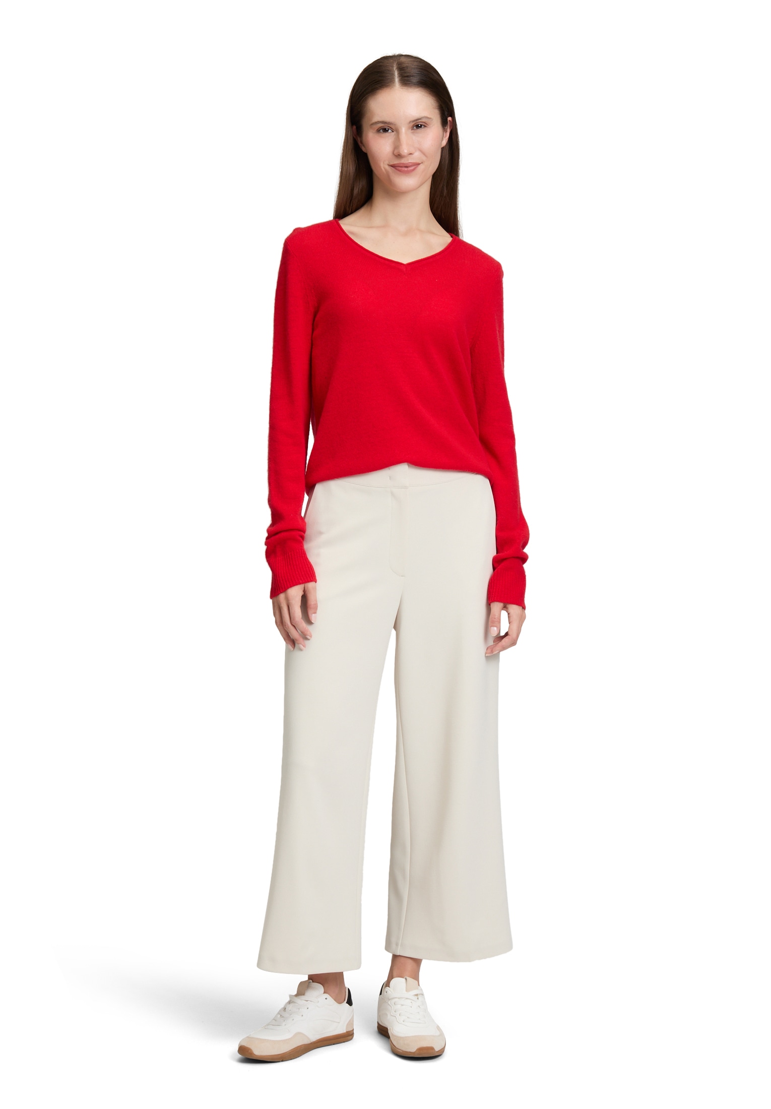 Betty Barclay Strickpullover »Betty Barclay Damen Kaschmir-Pullover mit V-Ausschnitt«, (1 tlg.), Strick