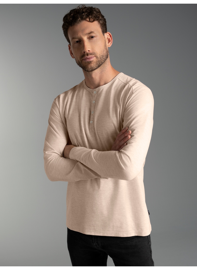 Trigema Longsleeve "TRIGEMA Langarmshirt mit Knopfleiste" 1 Stk. tlg. günstig online kaufen