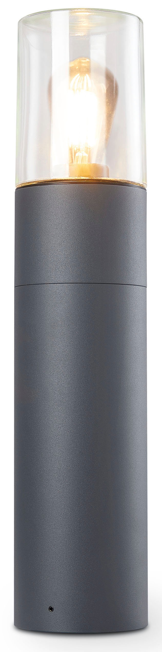 Paco Home Pollerleuchte "AMBRA" E27 Outdoorleuchte Wegeleuchte Aluminium Au günstig online kaufen