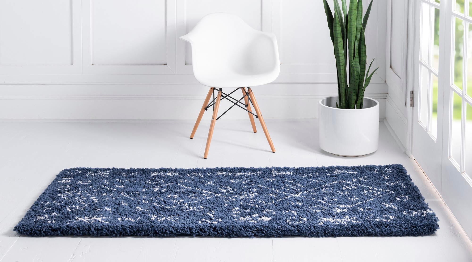 Myflair Möbel & Accessoires Hochflor-Läufer »Temara Shag Lagerräumung«, rechteckig, 51 mm Höhe, Teppich-Läufer, gewebt, Scandi Design, ideal im Flur & Schlafzimmer