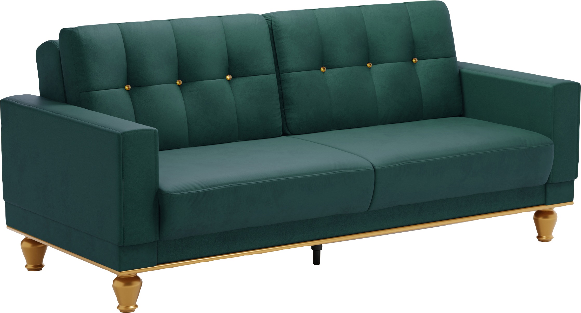 Thumbnail - sit&more 3-Sitzer "Orient 5", mit Strass-Stein, wahlweise mit Bettfunktion und Bettkasten