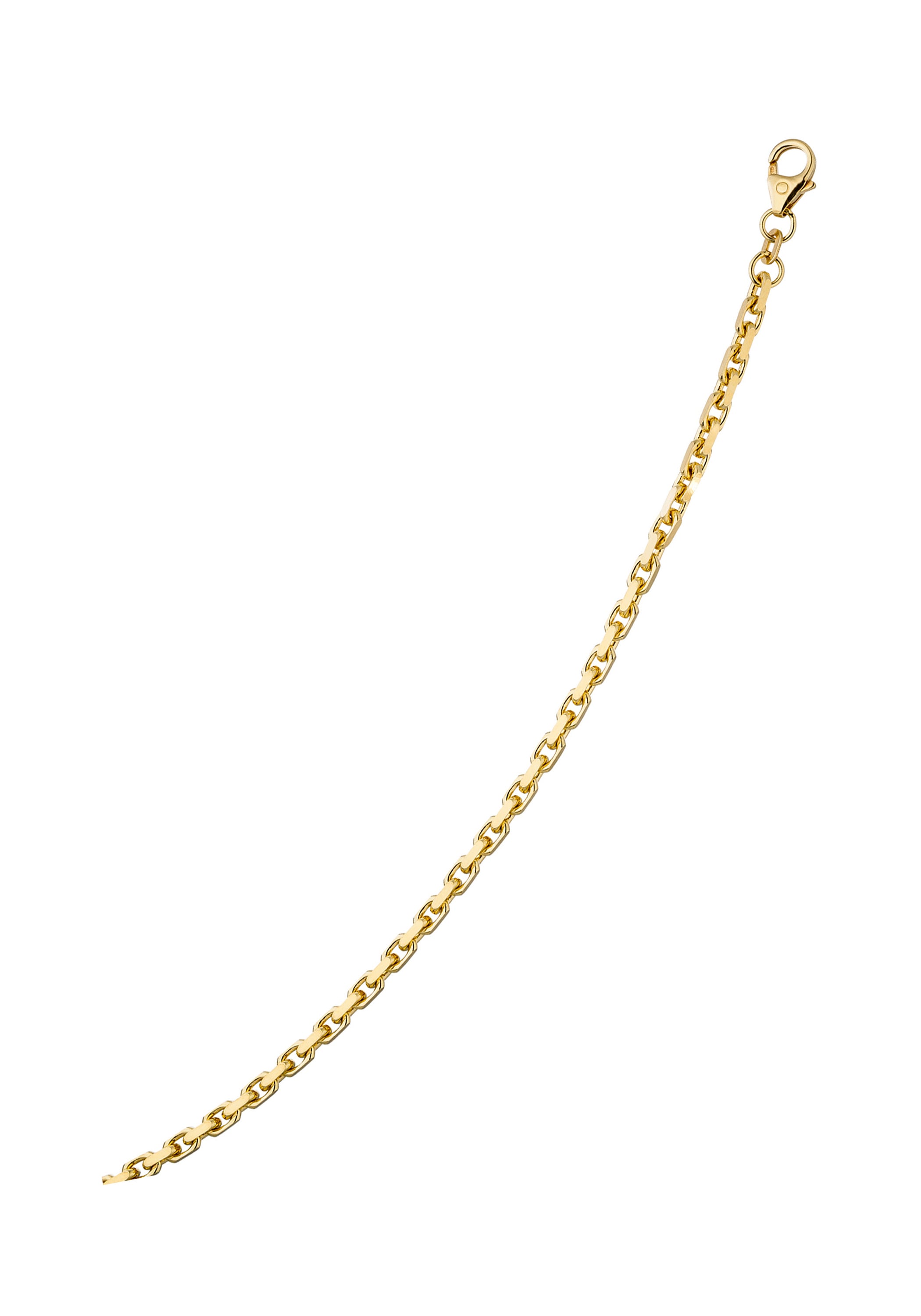 JOBO Goldarmband »Anker-Armband« Ankerarmband 333 diamantiert Gold cm 21