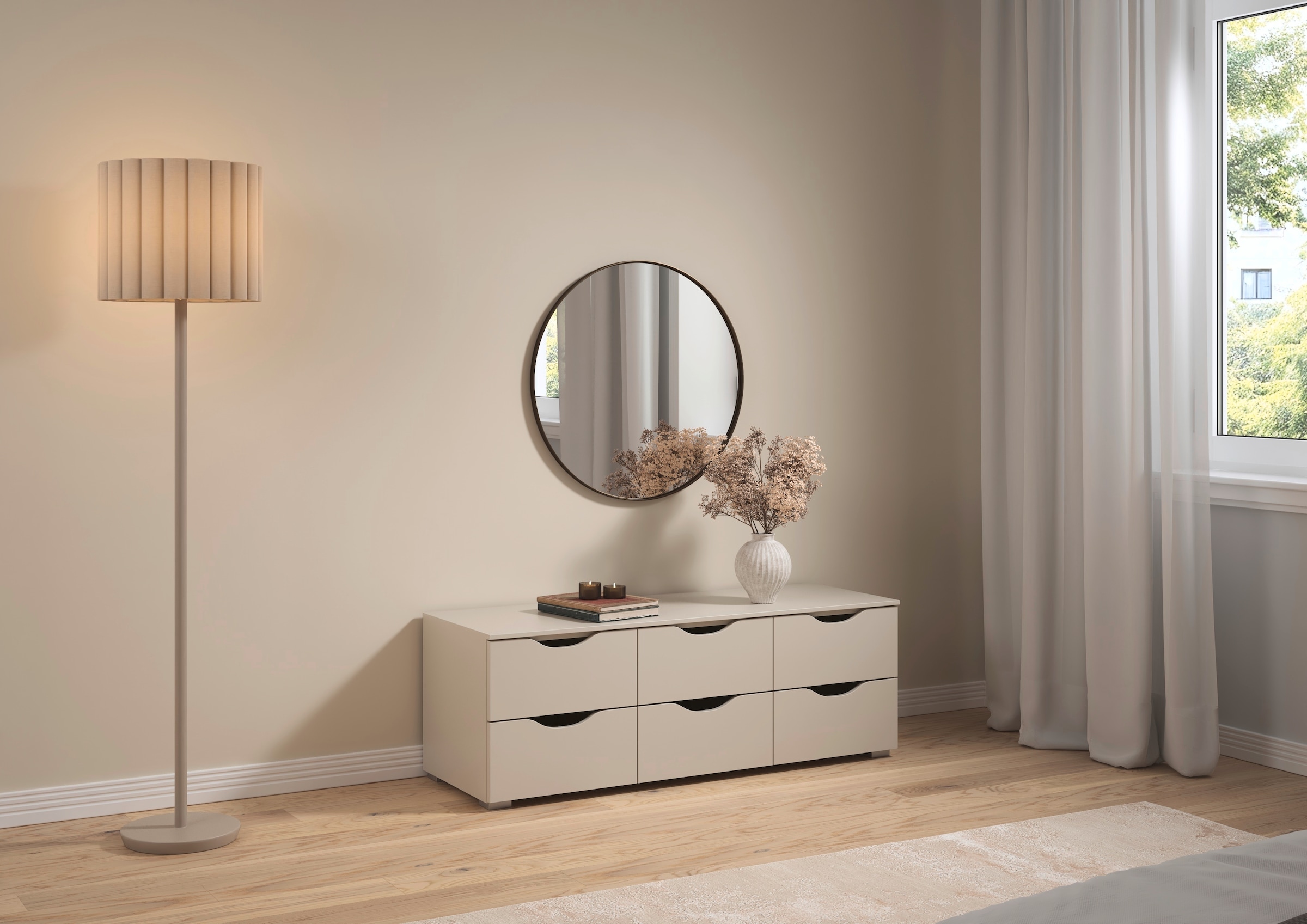 rauch TV-Board »Marlene«, (Breite 120 cm), mit 6 geräumigen Schubladen und Soft-Close-Funktion MADE IN GERMANY