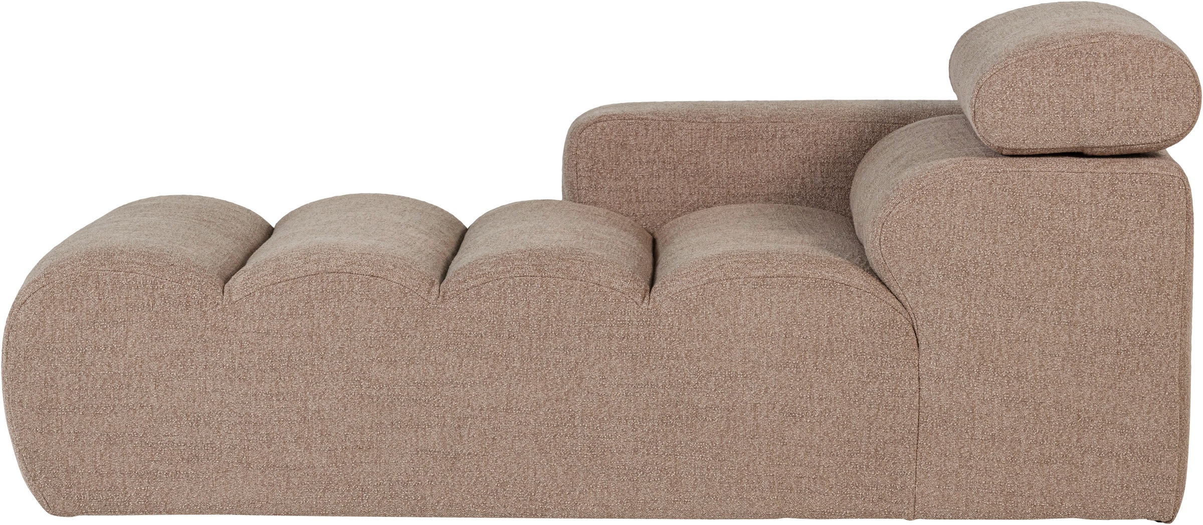 WOOOD Sofaelement »Novi Bezug mit verstellbarer Nackenstütze B 109 x T 173 x H 86 cm« Tragkraft 120 kg, Maximale Verschleißfestigkeit