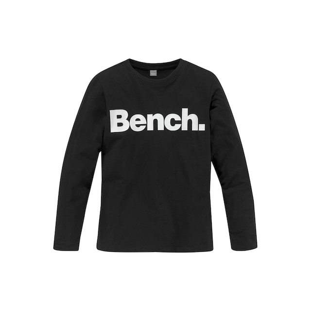 Bench. Langarmshirt »Basic«, mit Logodruck online kaufen | BAUR