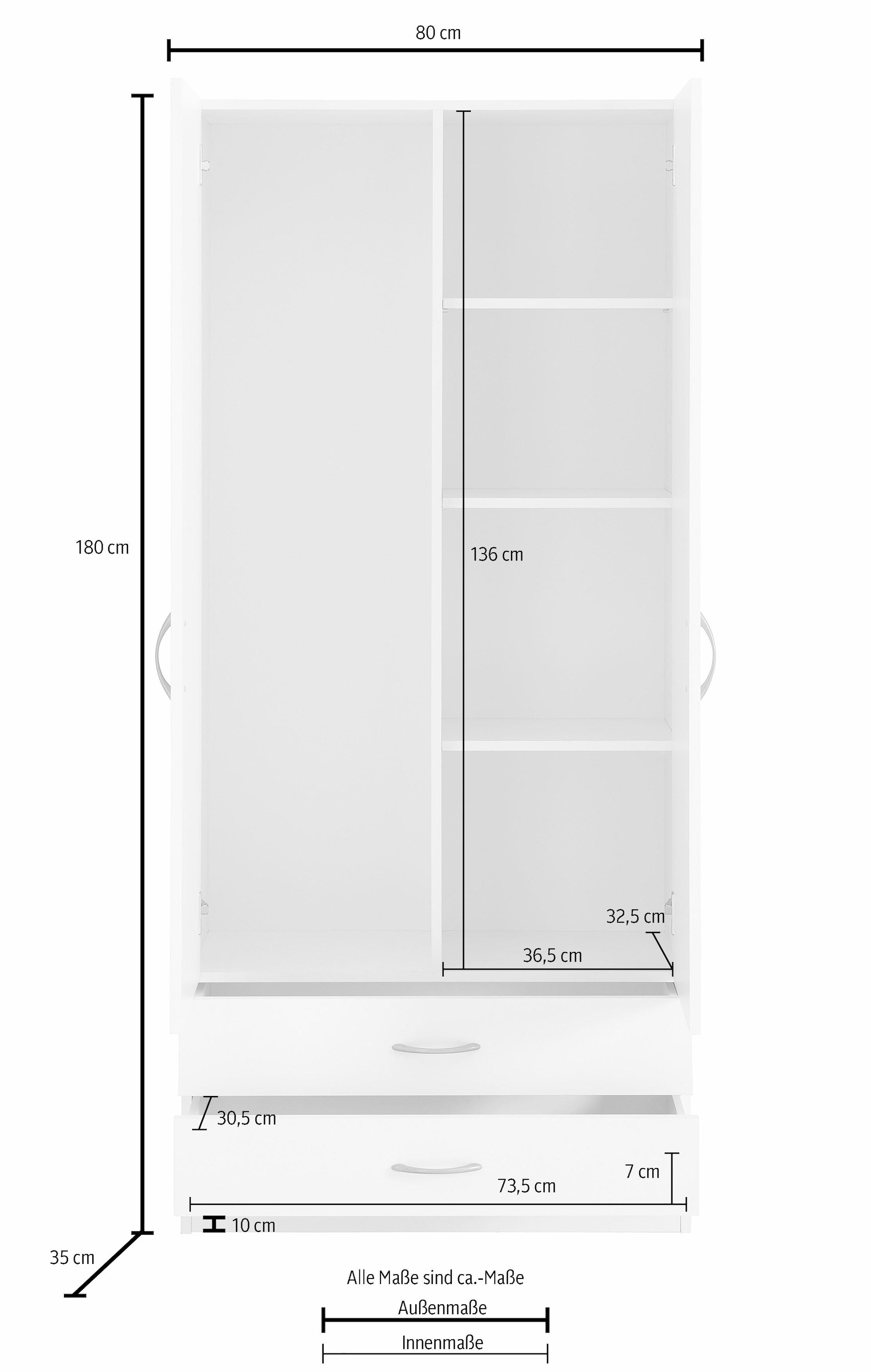 wiho Küchen Mehrzweckschrank 2 | BAUR »Kiel«, Typ