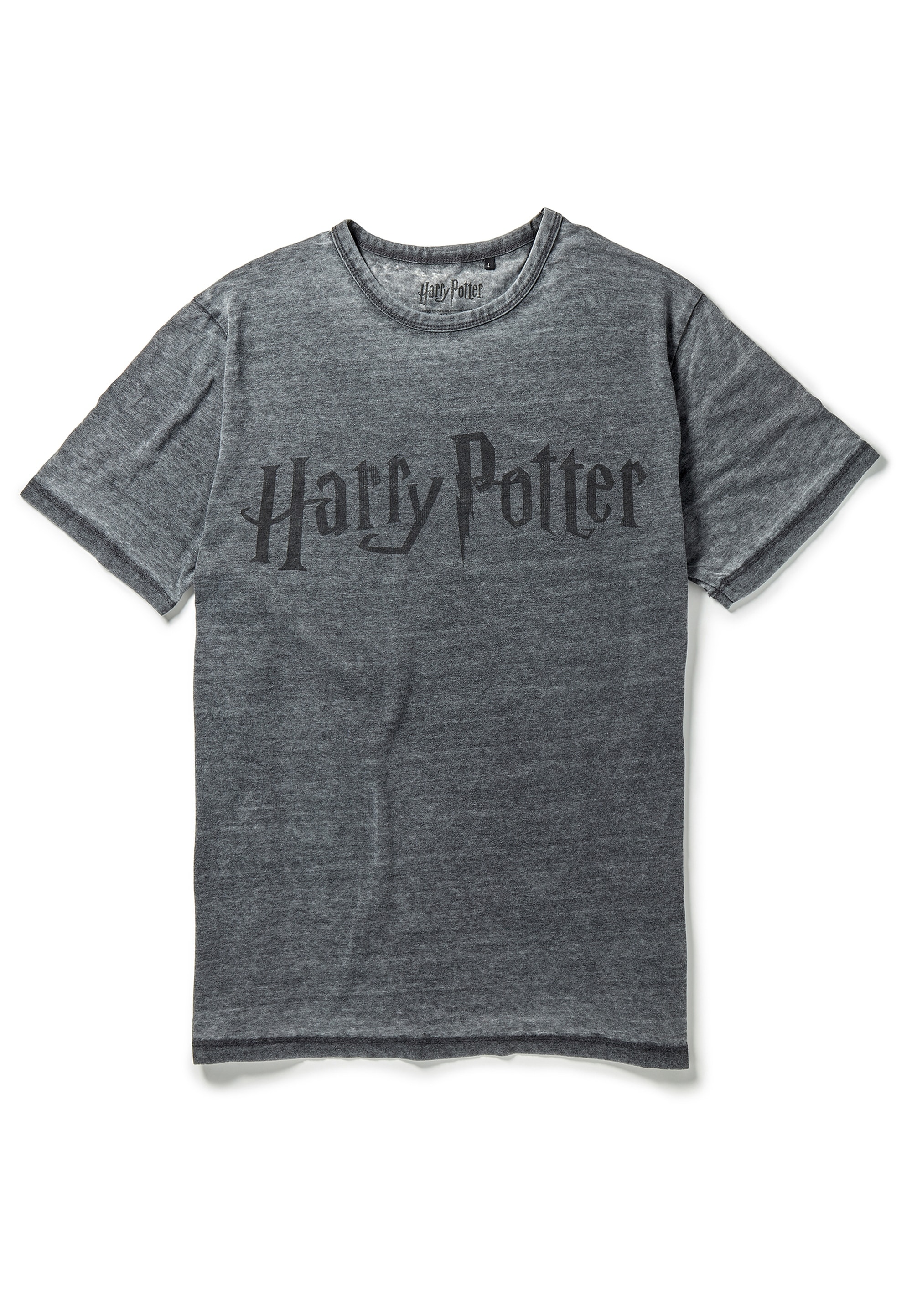 Recovered T-Shirt "Harry Potter Classic Logo Charcoal" 1 Stk. tlg. mit ange günstig online kaufen
