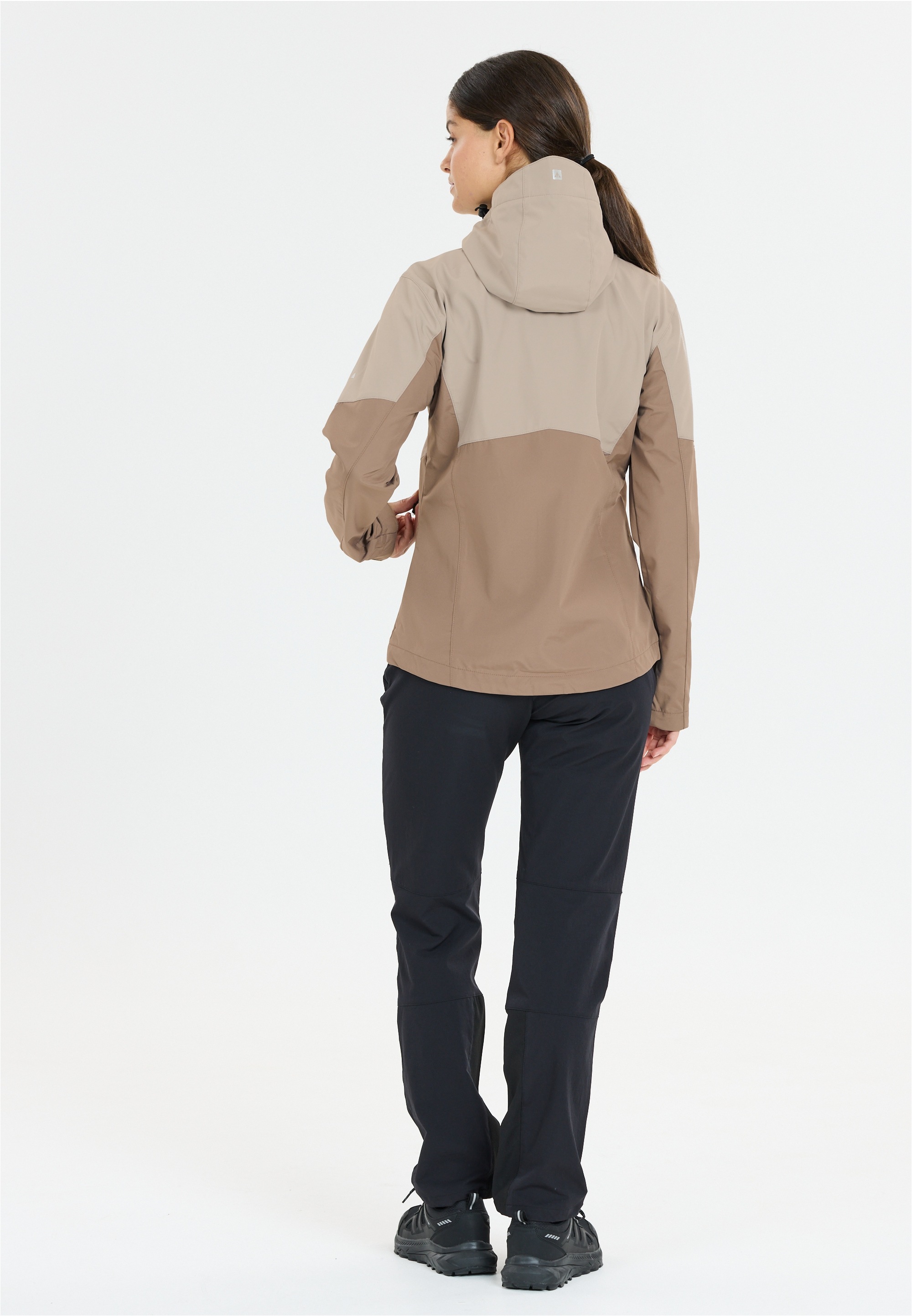 Whistler Rosea V2 Women's Softshell Jacket Beige/Brown 38 3