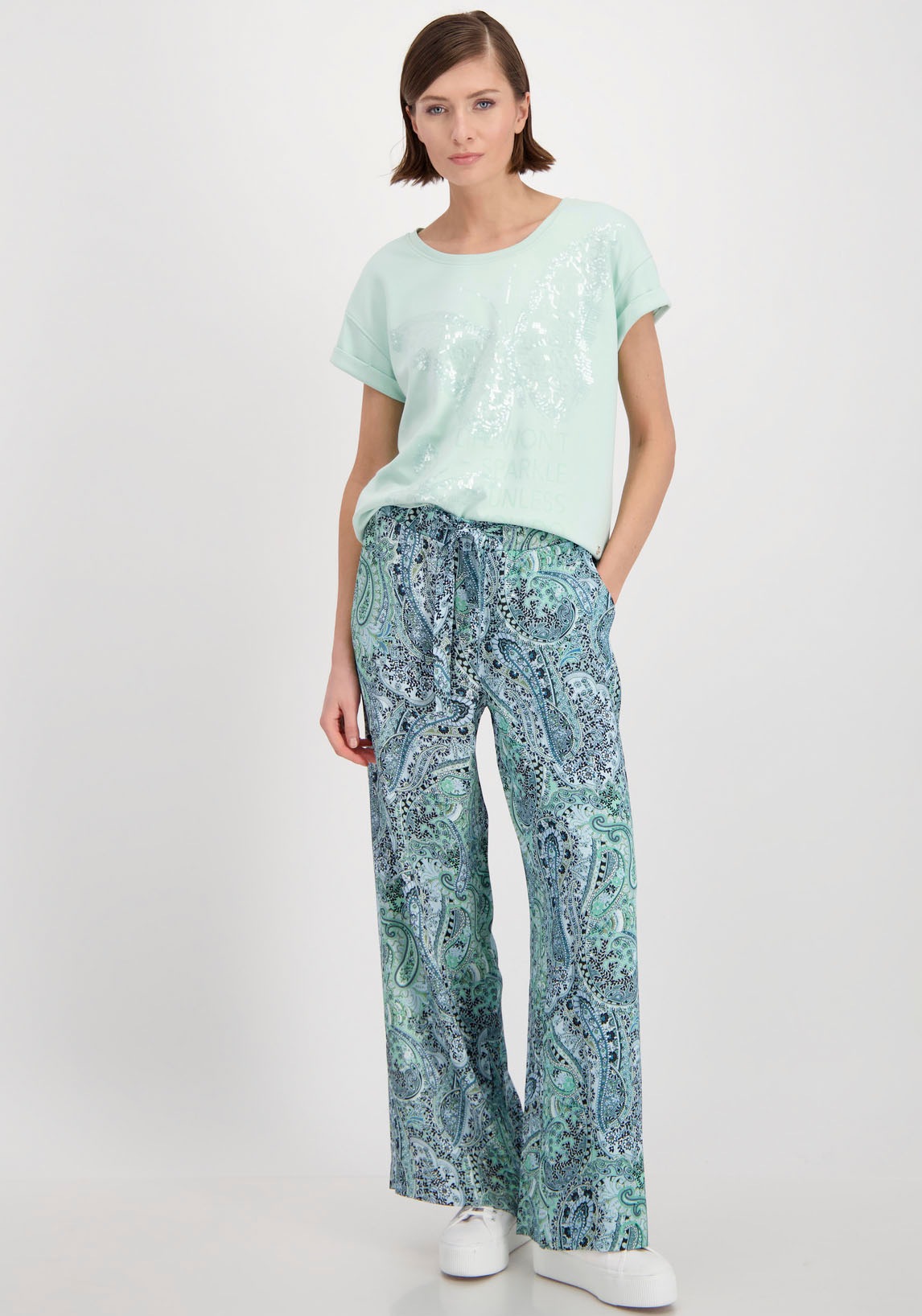 Monari Loungehose »Hose Paisley allover« | bestellen BAUR