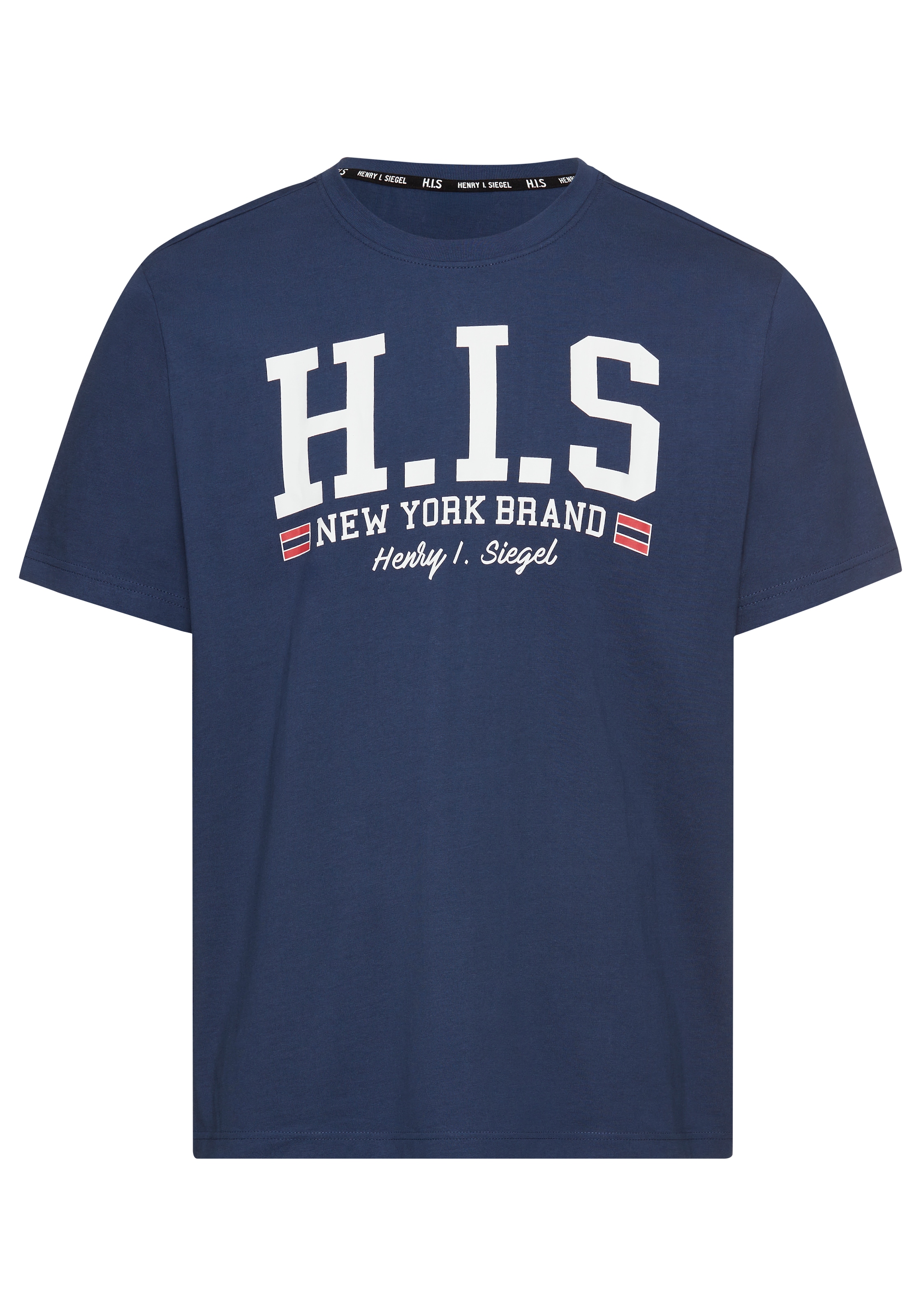 H.I.S T-Shirt, mit trendigem Markenlogo im Collage-Look