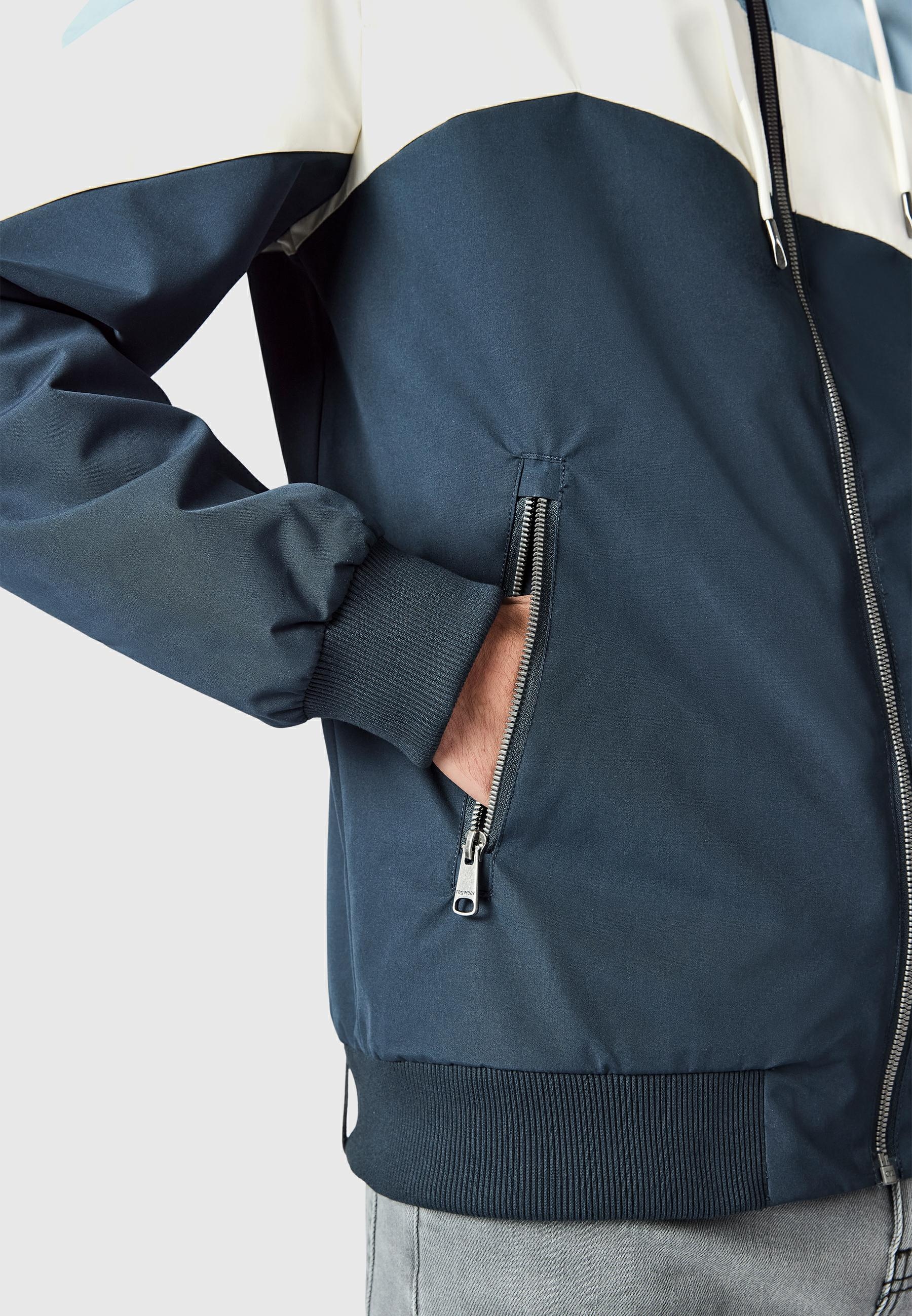 Ragwear Outdoorjacke »Stewie Block YOUMODO« mit Kapuze stylische Herren Übergangsjacke mit großer Kapuze