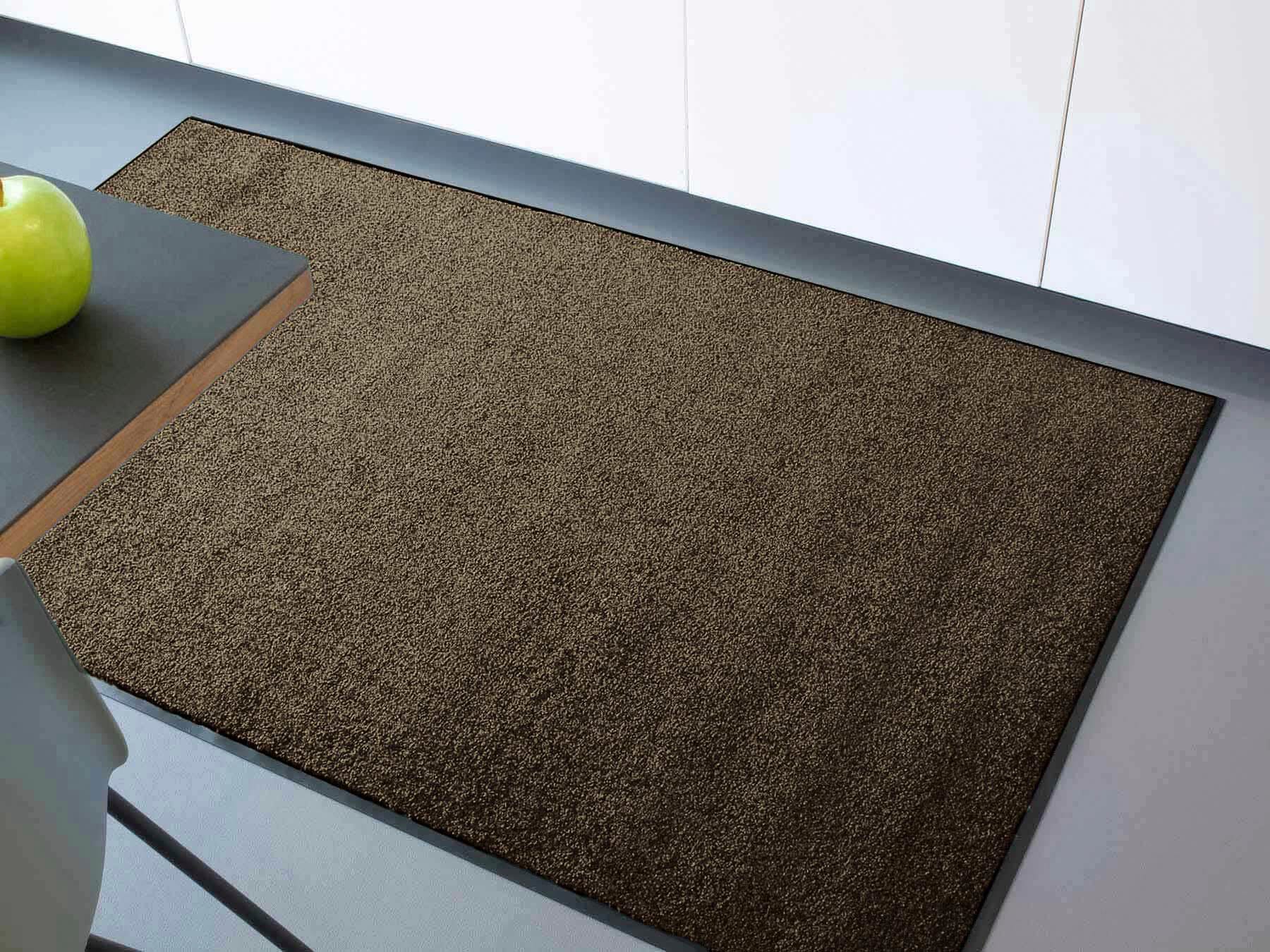 Primaflor-Ideen in Textil Fußmatte »Schmutzfangmatte CLEAN PRO«, rechteckig, 8 mm Höhe, Uni-Farben, UV-beständig, strapazierfähig, waschbar