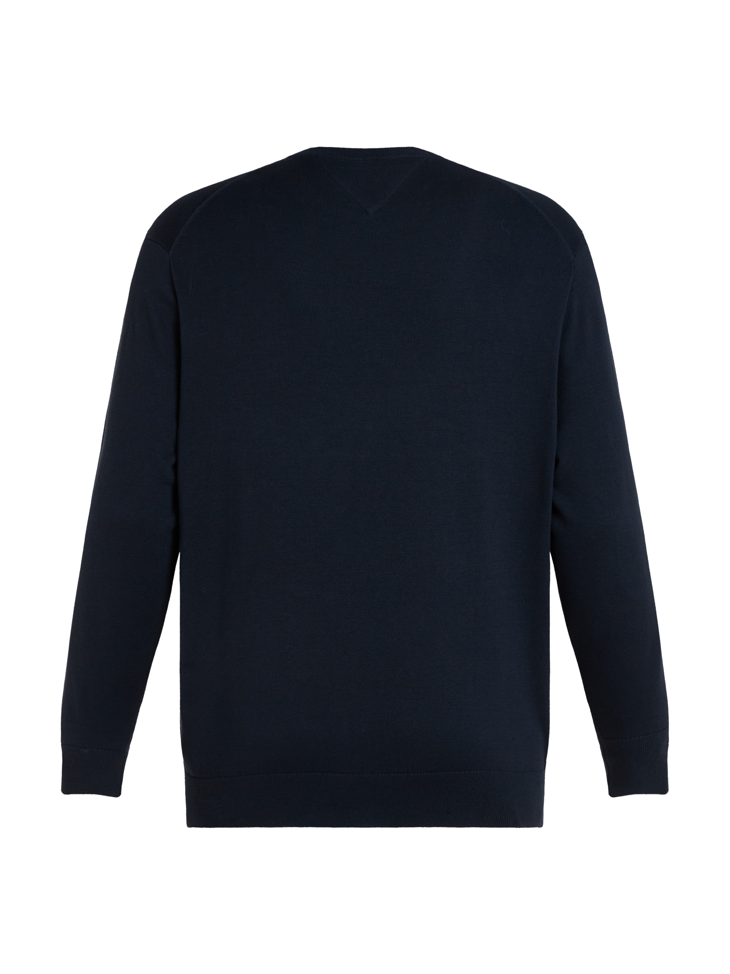 Tommy Hilfiger Big & Tall Rundhalspullover »BT-ESSENTIAL COTTON CREW NECK-B«, in Großen Größen, Logostickerei