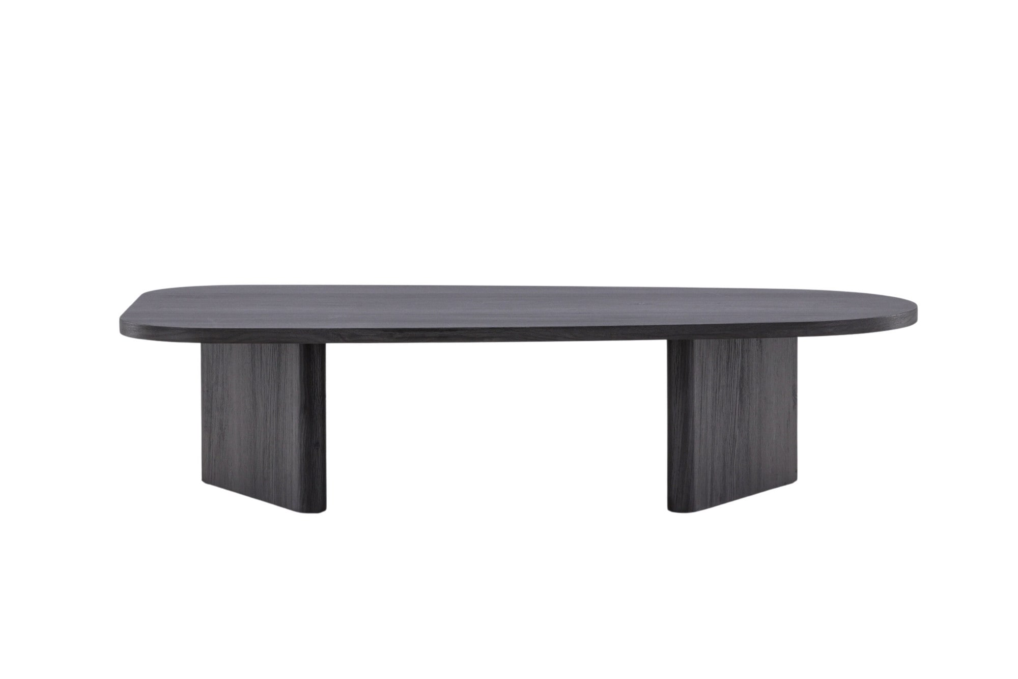 Venture Home Couchtisch Sofatisch, MDF, oval, flach, großzügig, modern