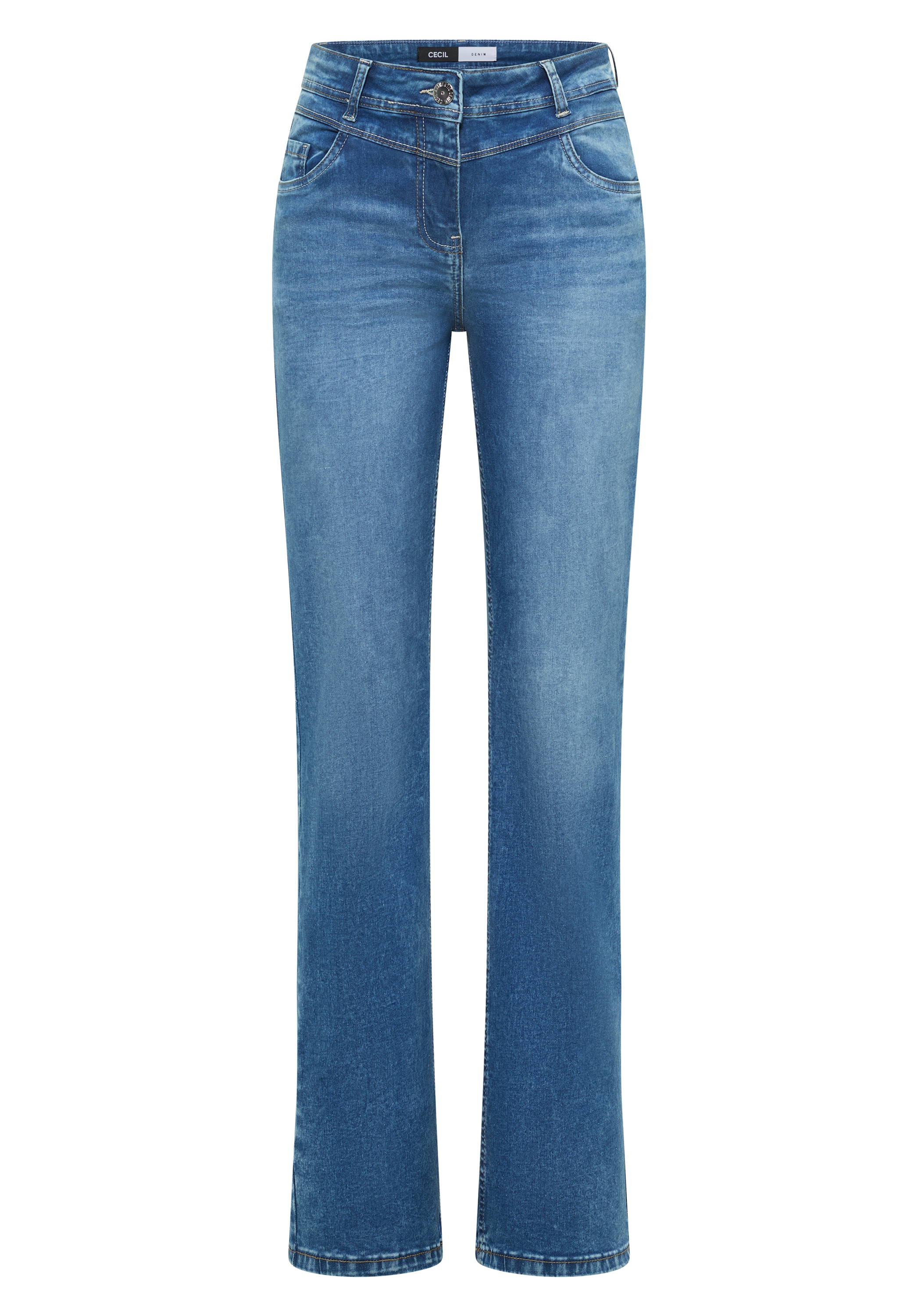 Cecil Bootcut-Jeans High Waist