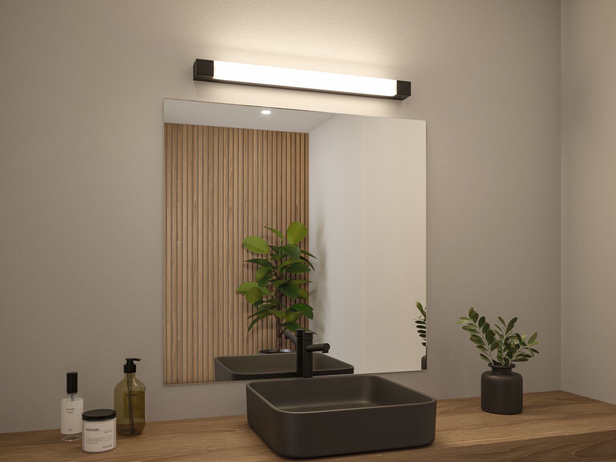 Paulmann LED Spiegelleuchte »Selection Bathroom Spiegelleuchte Quasar IP44 3000K 230V 11,2W«, 1 flammig, Badezimmerleuchte