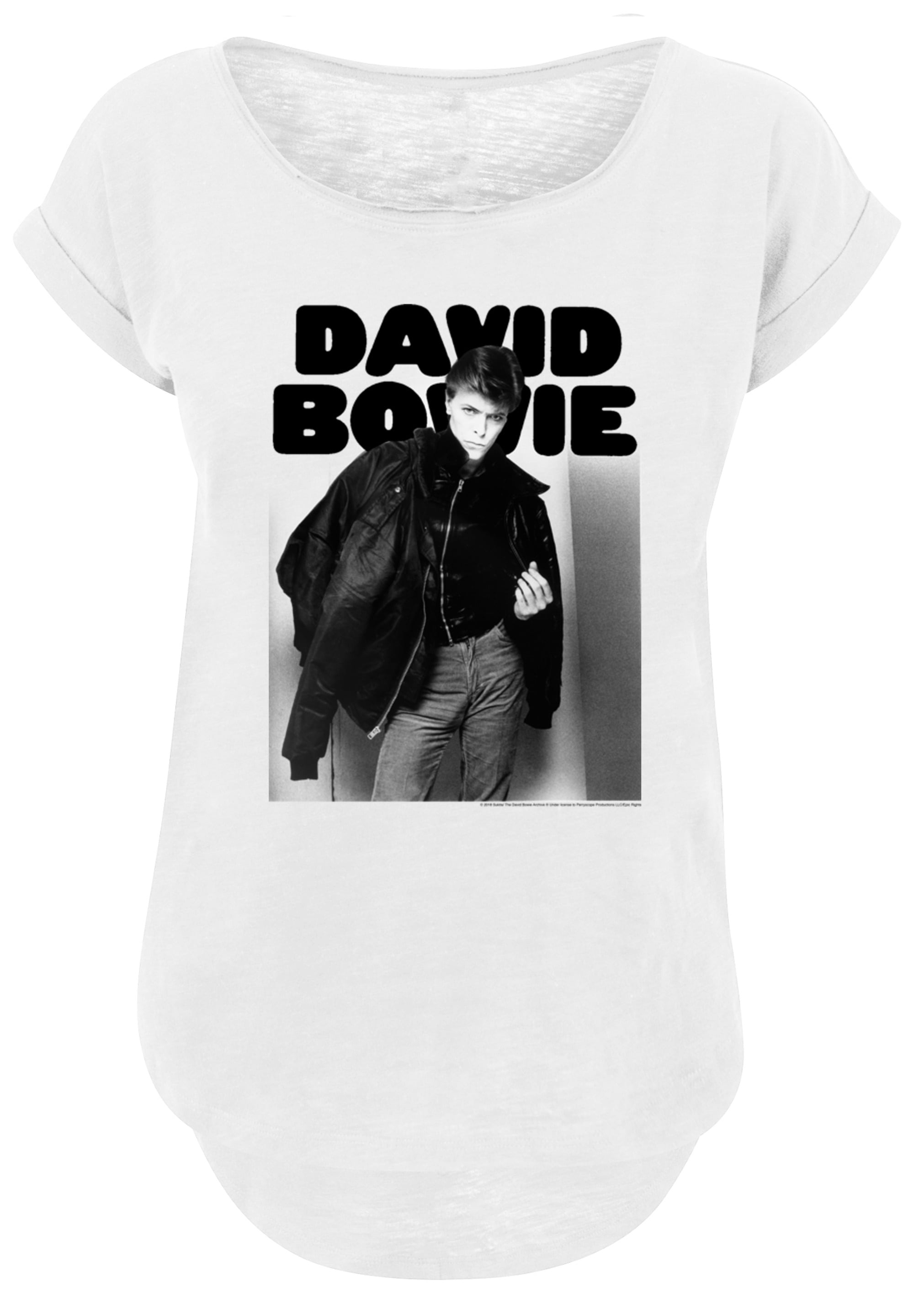 F4NT4STIC T-Shirt "David Bowie Jacket Photograph", Print günstig online kaufen