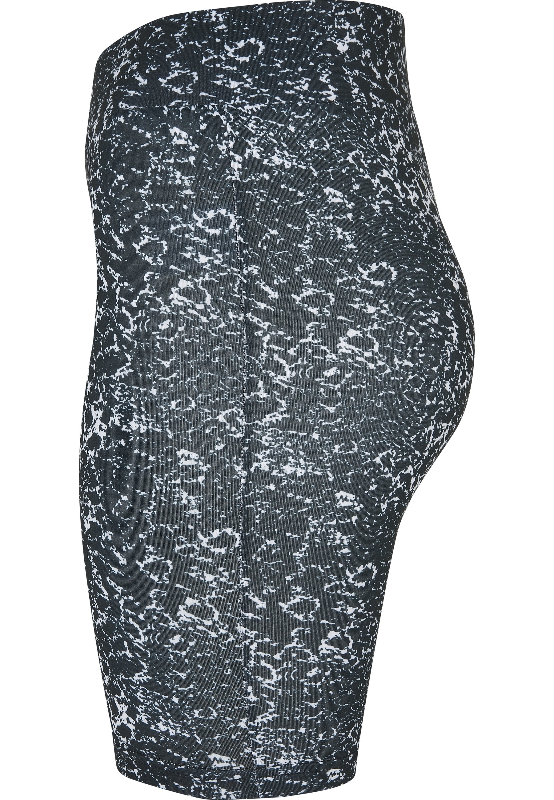 URBAN CLASSICS Radlerhose »Urban Classics Damen Ladies Tie Dye High Waist Cycle Shorts«