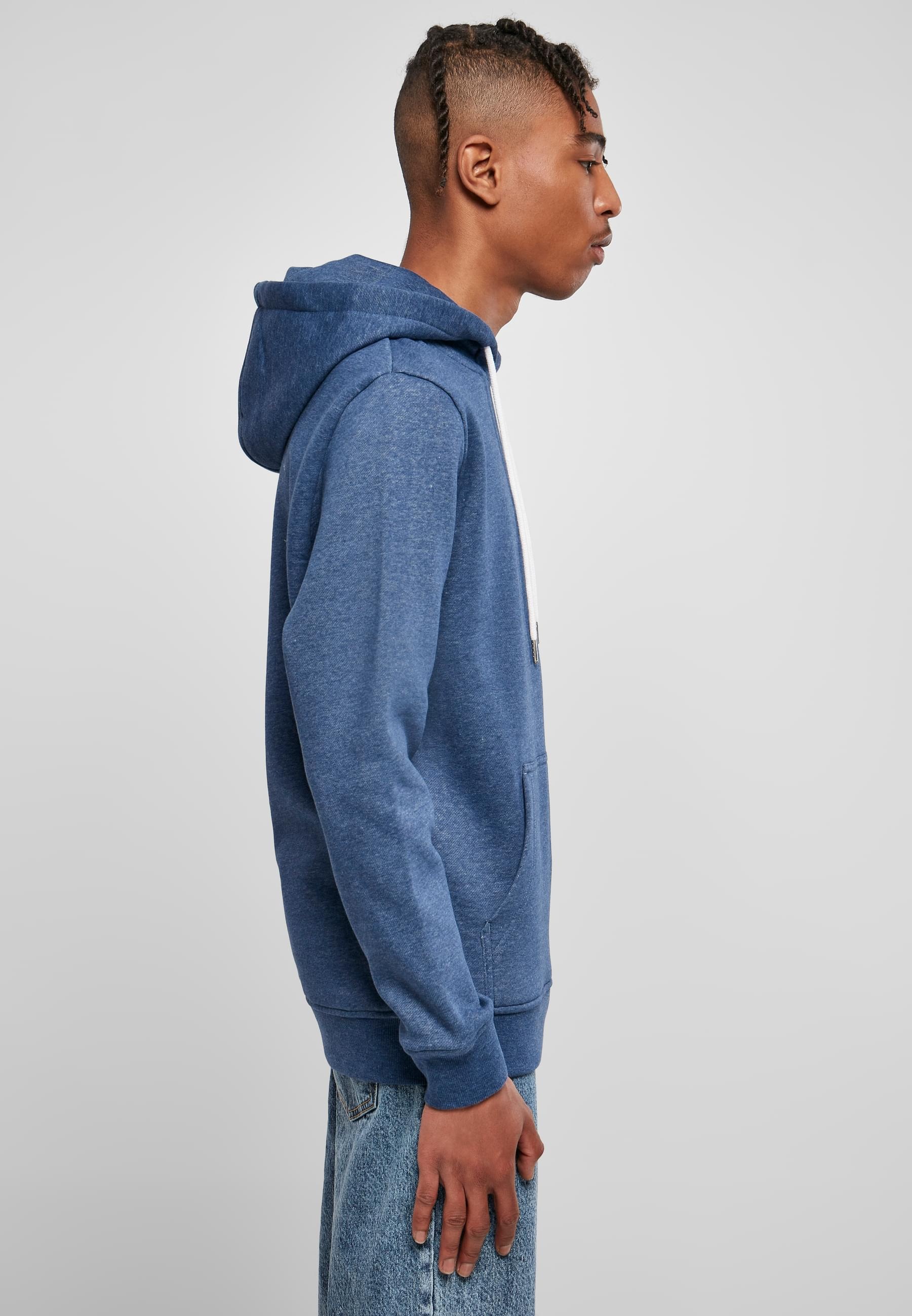 URBAN CLASSICS Sweatshirt »Urban Classics Herren Basic Melange Hoody«, (1 tlg.)