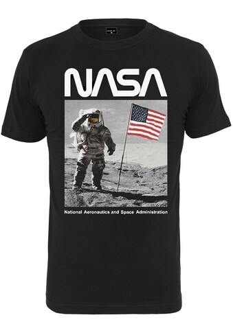 MisterTee  Kurzarmshirt »Herren NASA Moon Man Tee...