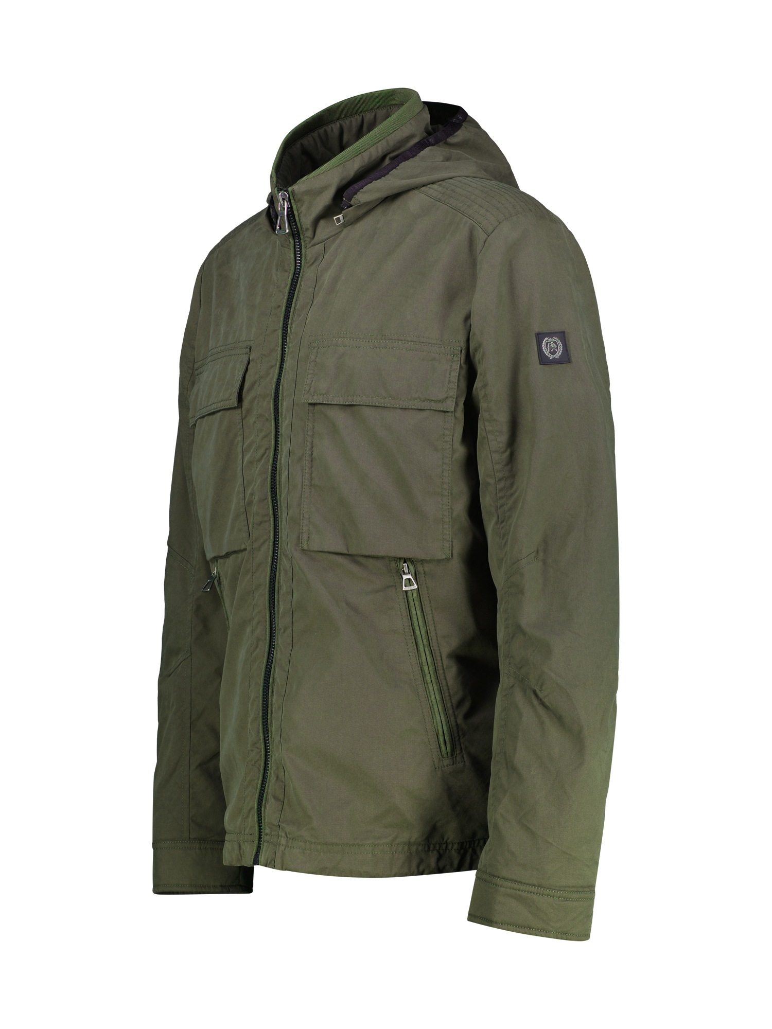 LERROS Outdoorjacke »LERROS Shell-Blouson mit abnehmbarer Kapuze«, mit Kapuze, Keine Angabe