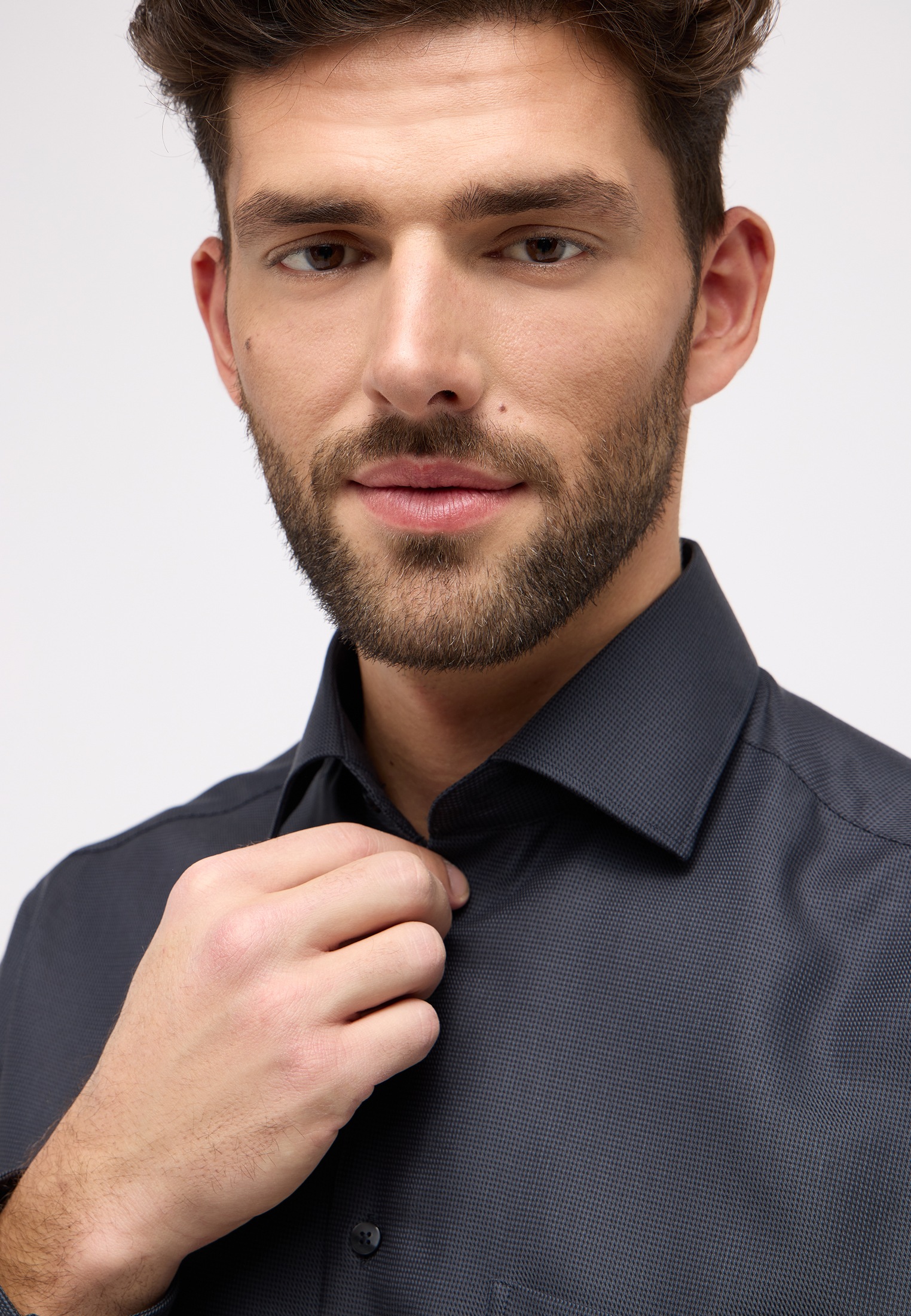 Thumbnail - Eterna Langarmhemd "COMFORT FIT" NON IRON (bügelfrei)