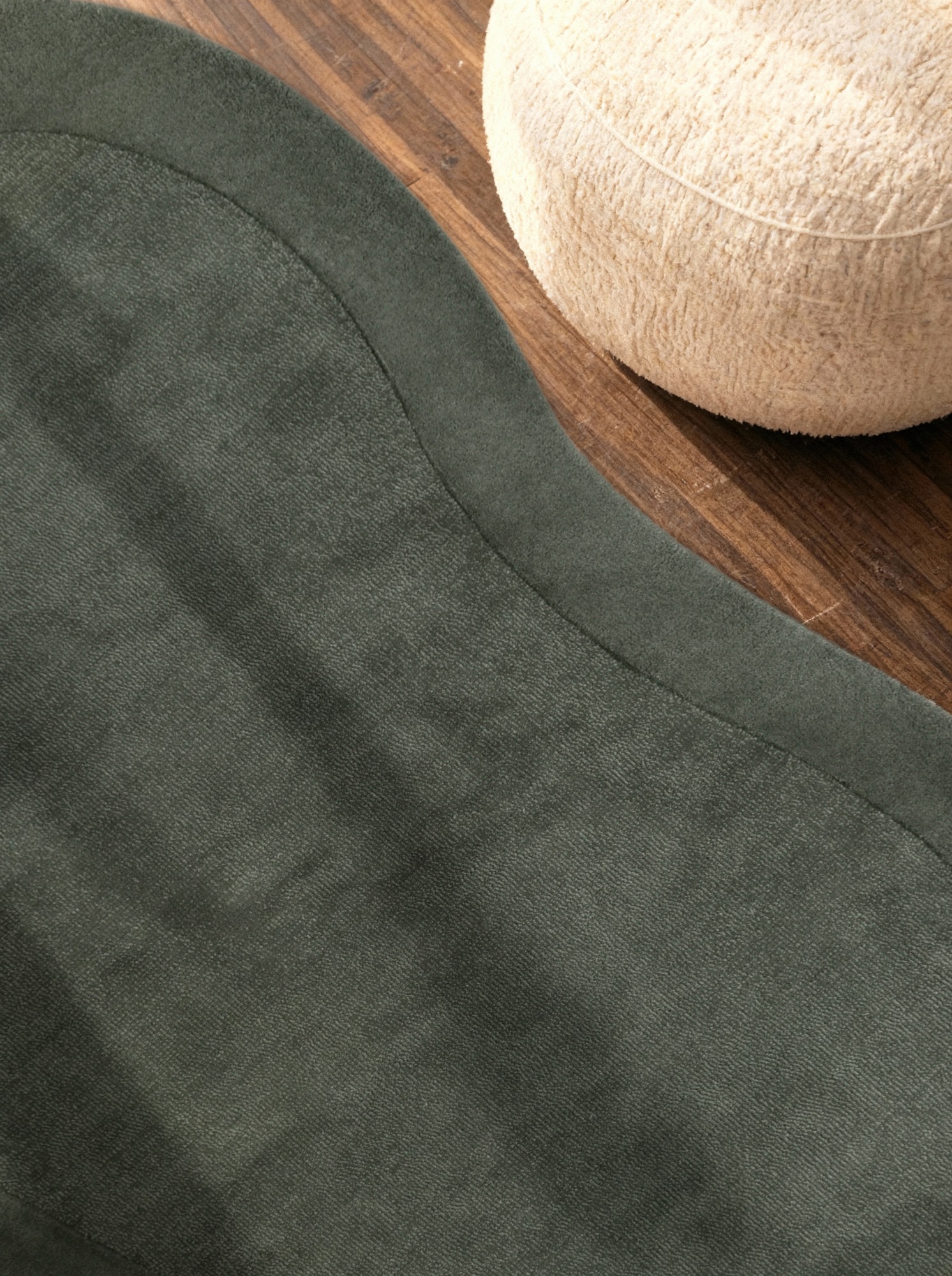 Villeroy & Boch Teppich »Wollteppich Kari« rechteckig 17 mm Höhe Handgewebt, Wolle, Bordüre, Einfarbig, Läufer, Wohnzimmer, Organisch