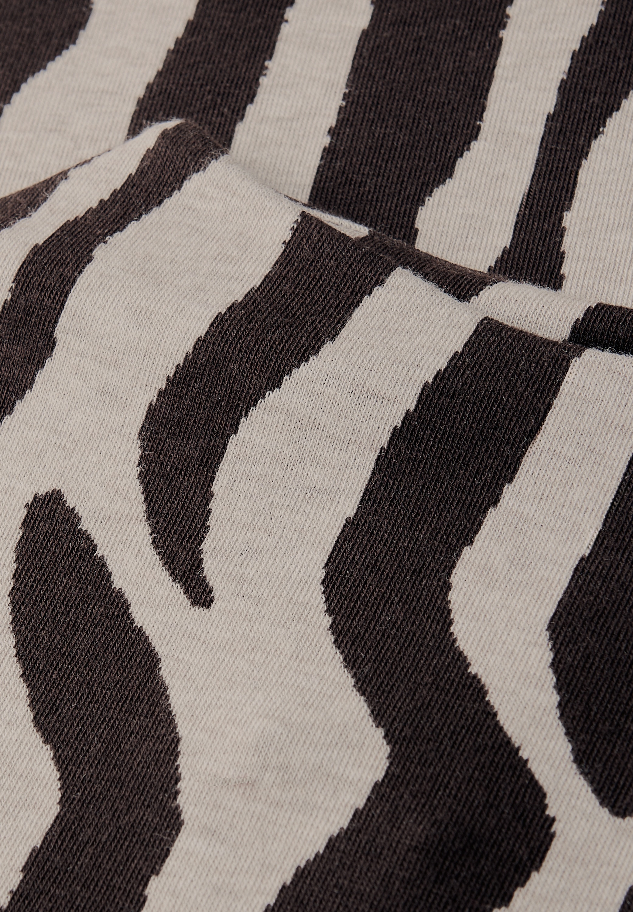 STREET ONE Rundhalspullover, mit Zebra Print, Animal Print