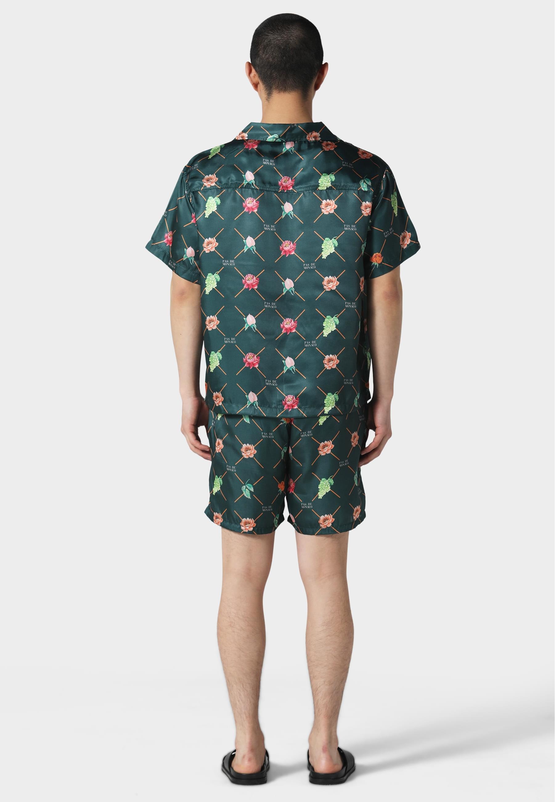 Pas De Monaco Langarmhemd »Pas De Monaco FRUIT MONOGRAM CUBAN SHIRT«, (1 tlg.)