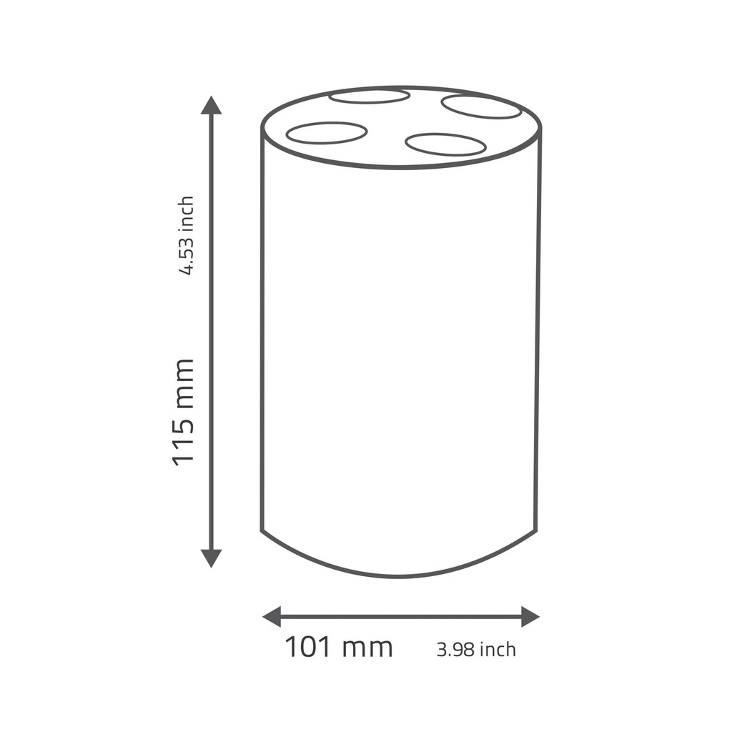 Ridder Zahnbürstenhalter »Brick«, (1 St.)