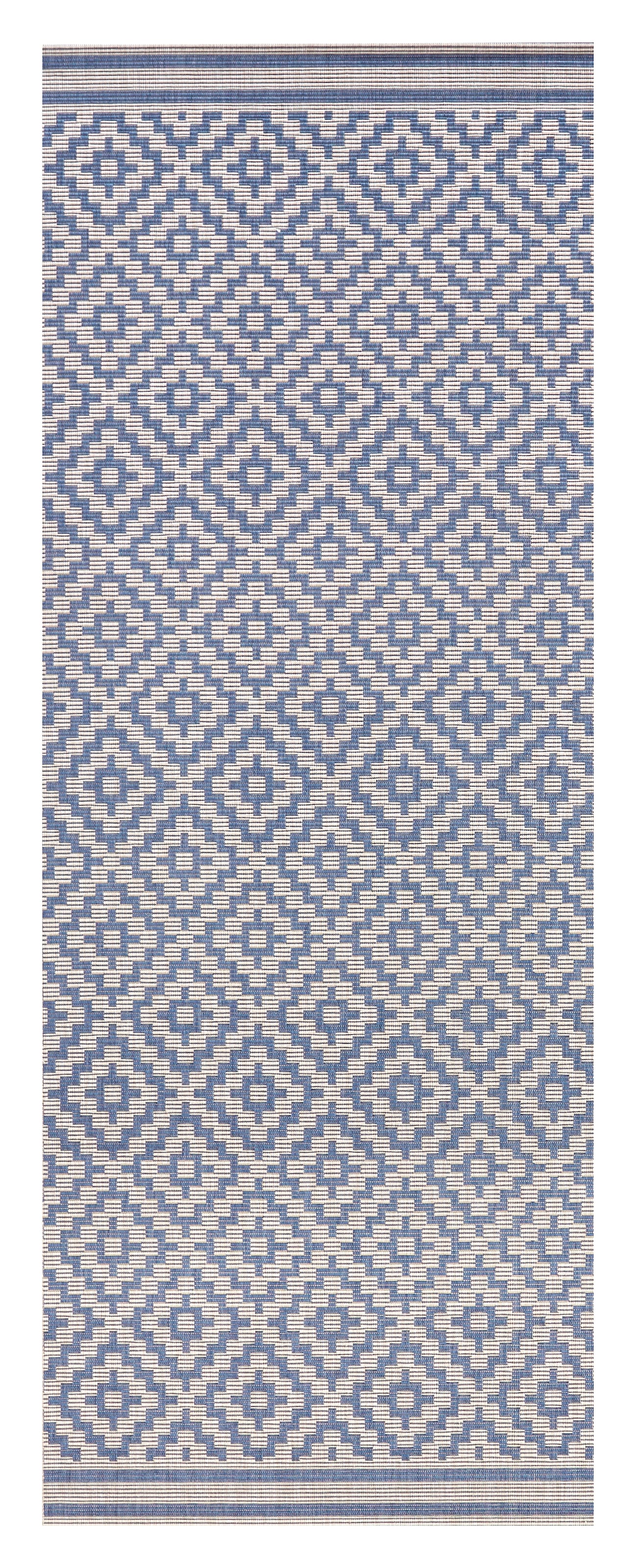 NORTHRUGS Teppich »Raute«, rechteckig, 8 mm Höhe, In-& Outdoor, Wetterfest, Balkon, Läufer, Wohnzimmer, Terrasse, Raute