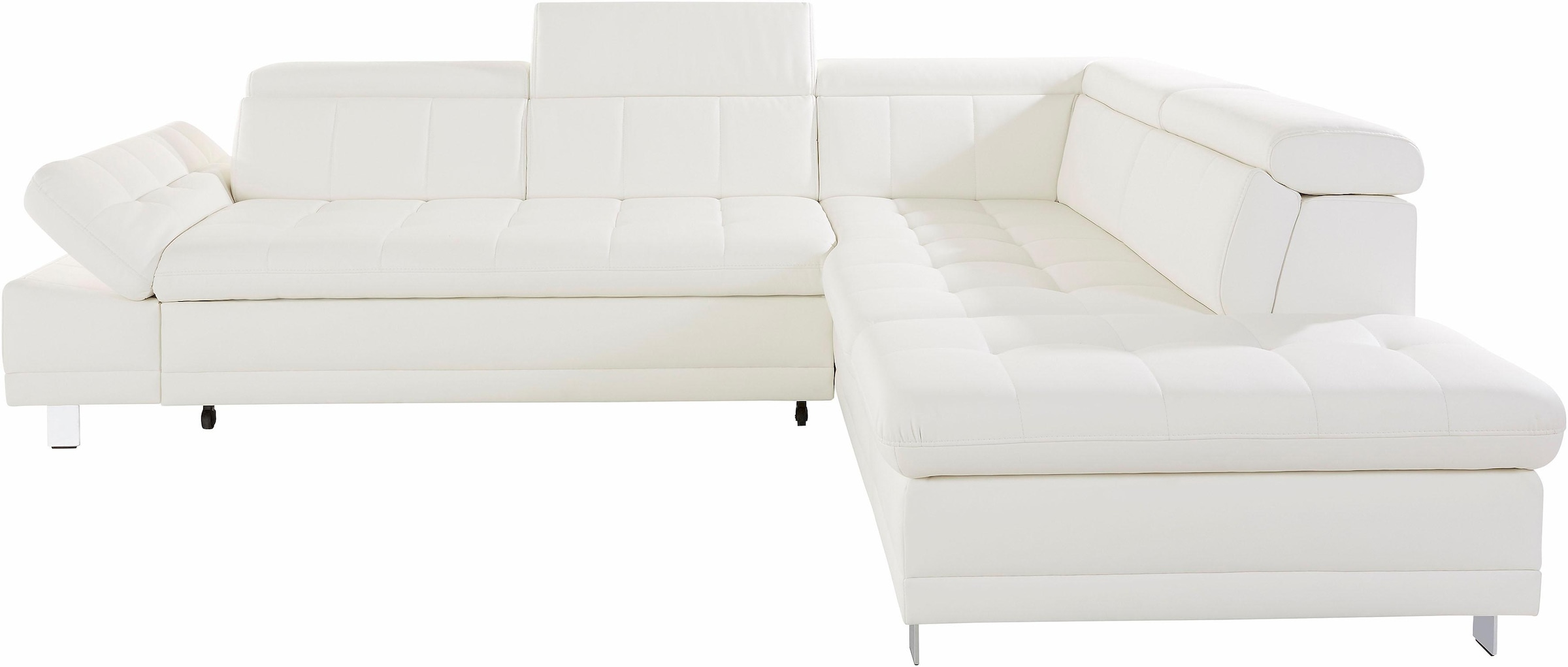 sit&more Ecksofa »Limit L-Form«, wahlweise mit Bettfunktion und Bettkasten