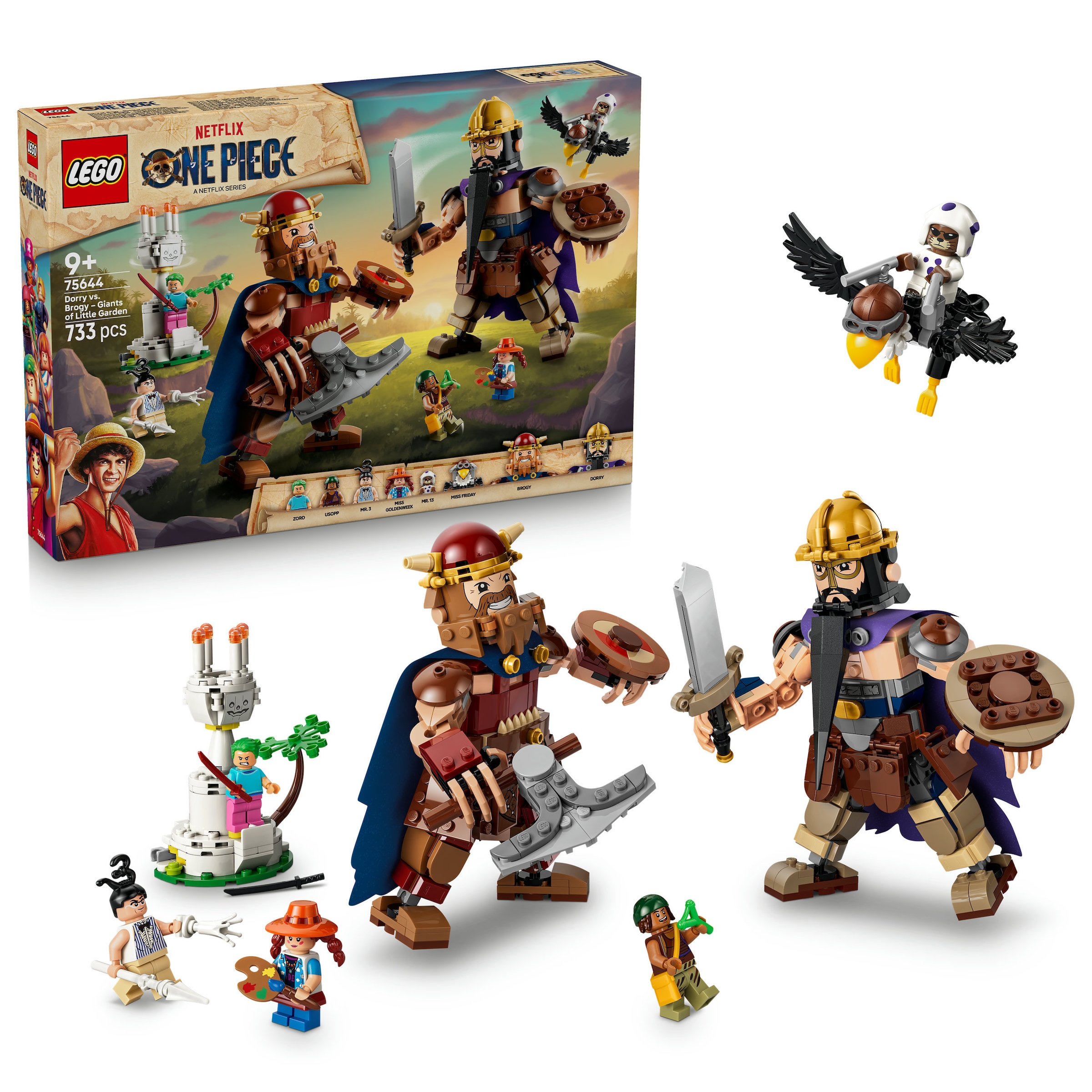 LEGO® Konstruktionsspielsteine »Woogey vs. Boogey – Riesen aus Little Garden (75644), LEGO ONE PIECE« Made in Europe